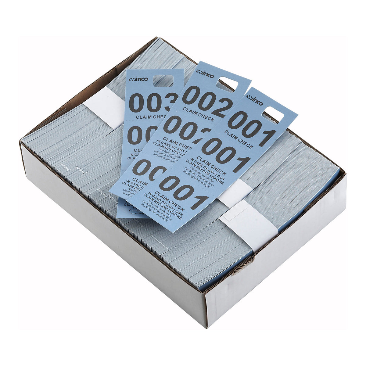 CCK5BL Coat Check Tickets44 Blue44 500 Piece