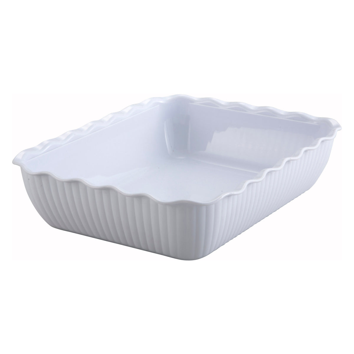 Picture of Winco CRK-13W Deli Crock - 13 x 10 x 3 in., White