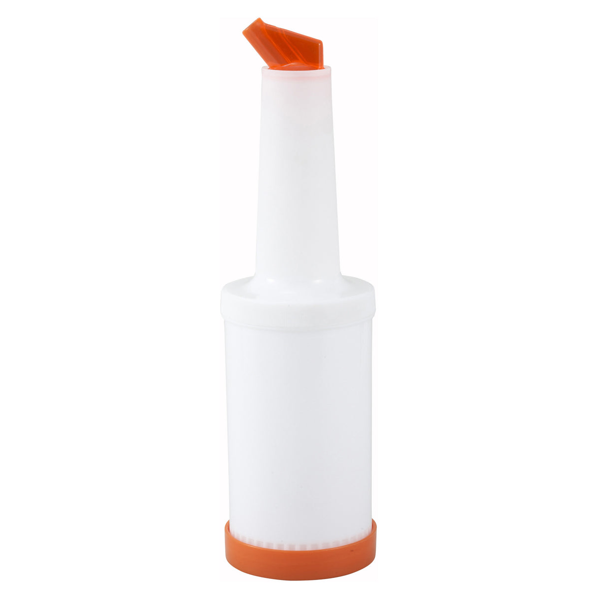 Picture of Winco PPB-1O Liquor & Juice Pour Bottle - 1 qt., Orange