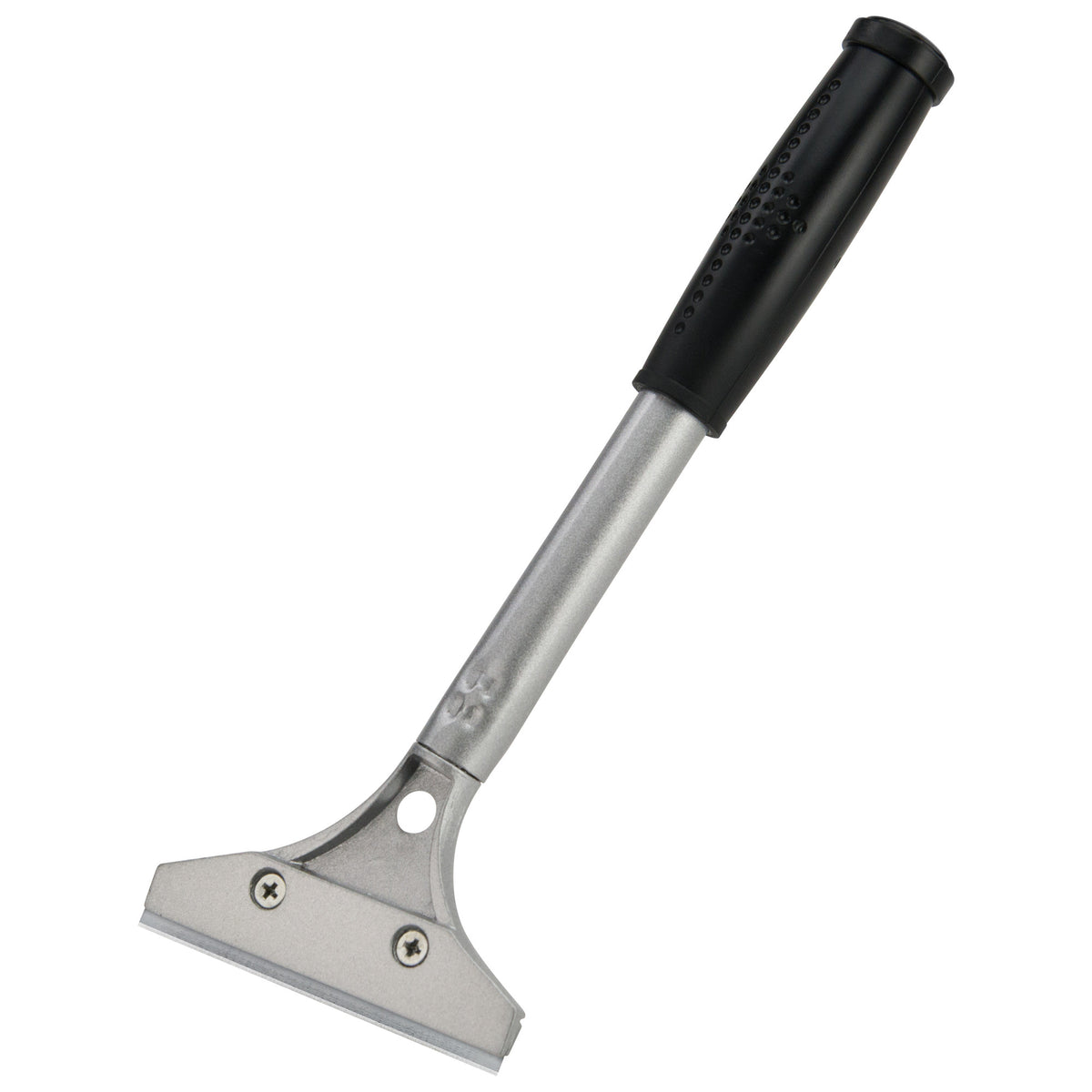 Winco SCRP-12 Aluminum Economy Scraper w/ 4 Blade & 12 Handle, PVC Grip