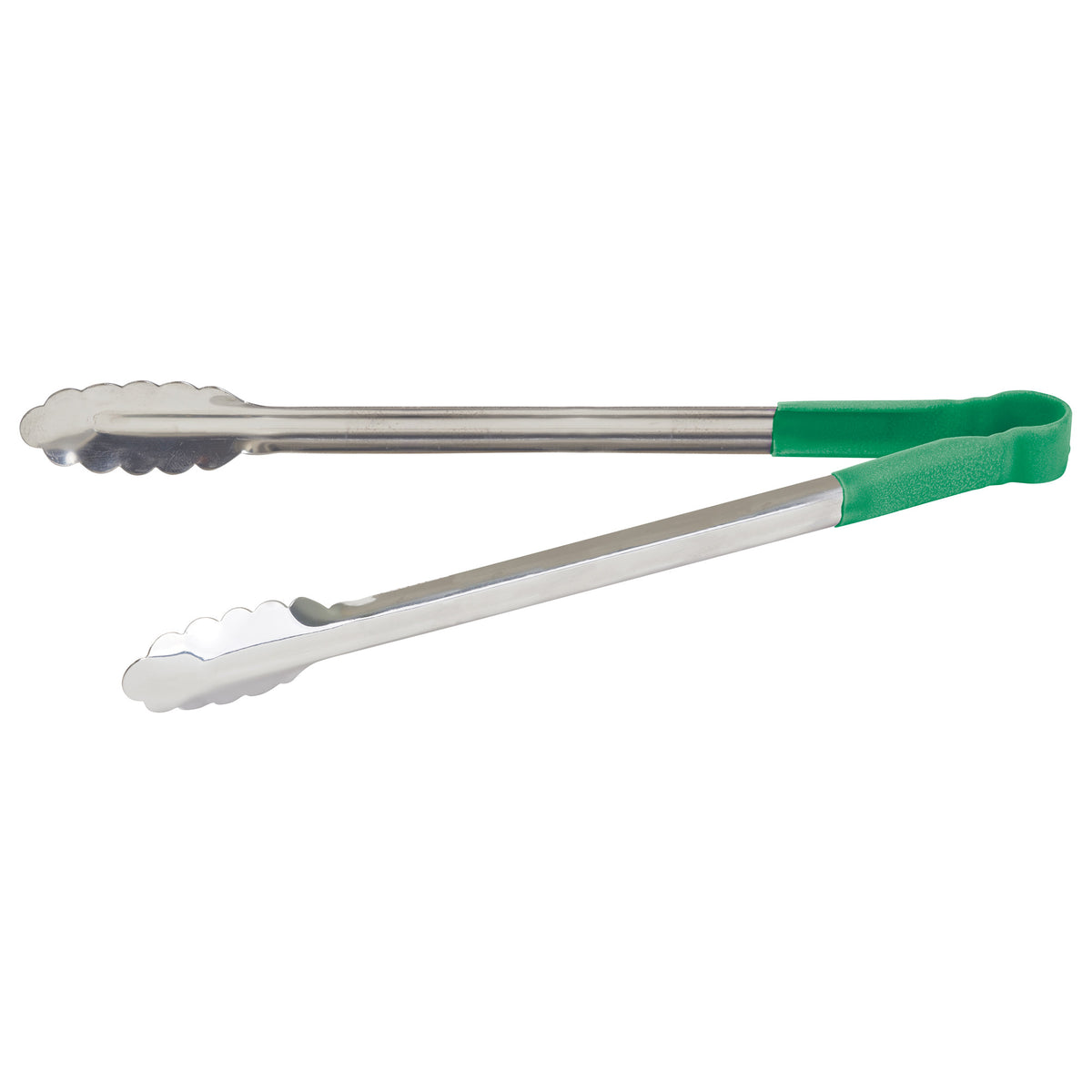 Picture of Winco UTPH-16G Heat Resistant Heavy-Duty Utility Tongs with Polypropylene Handle - 16 in., Green