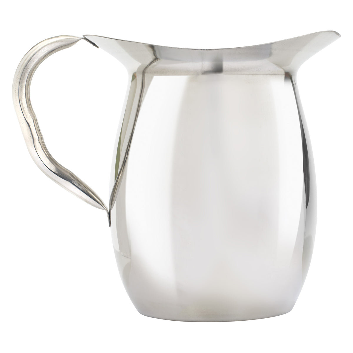 Picture of Winco WPB-3C 3 qt. Stainless Steel Bell Pitcher with Ice Guard