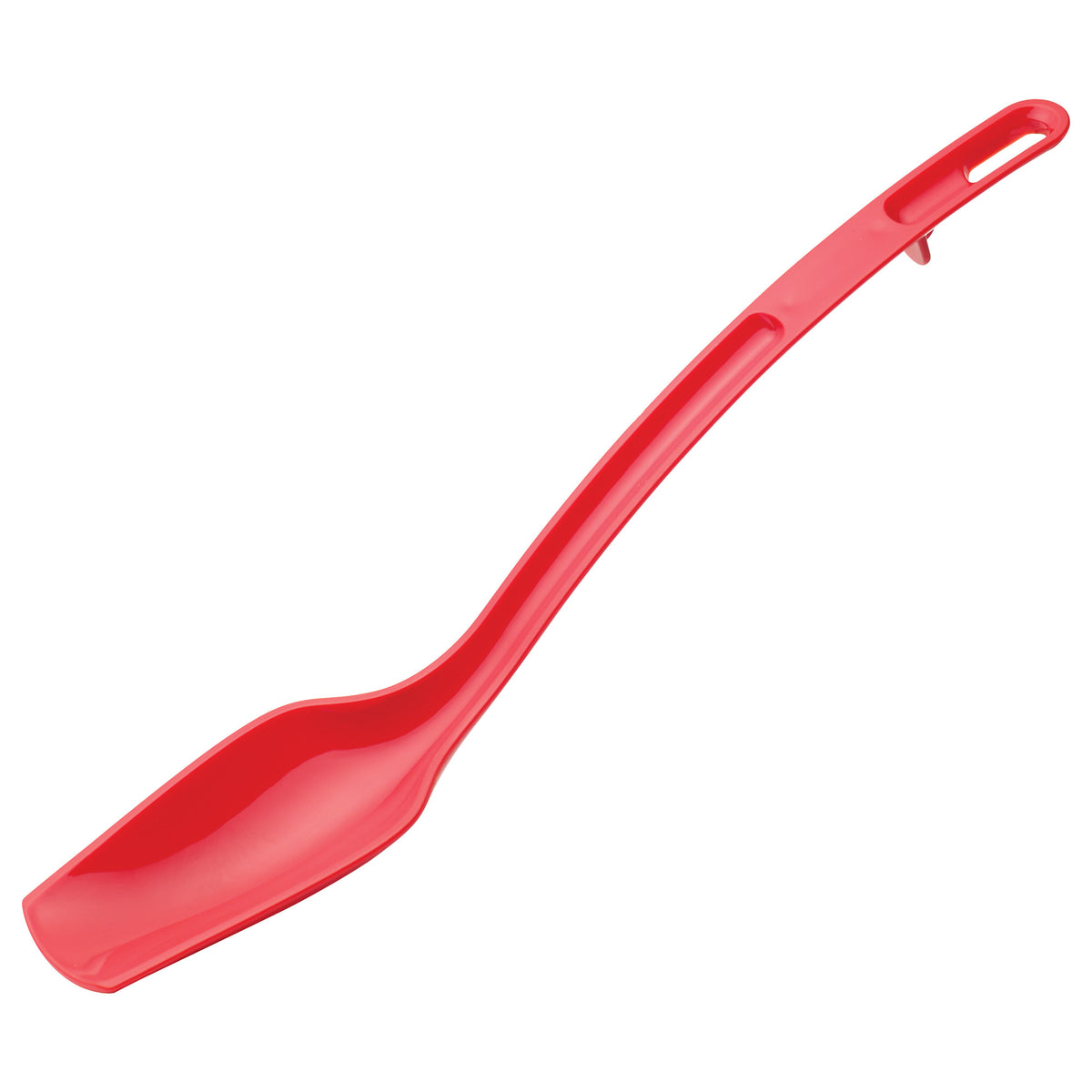 Picture of Winco CVBS-10R Curv 10 in. Tapered Serving Spoon - Red - 0.75 oz