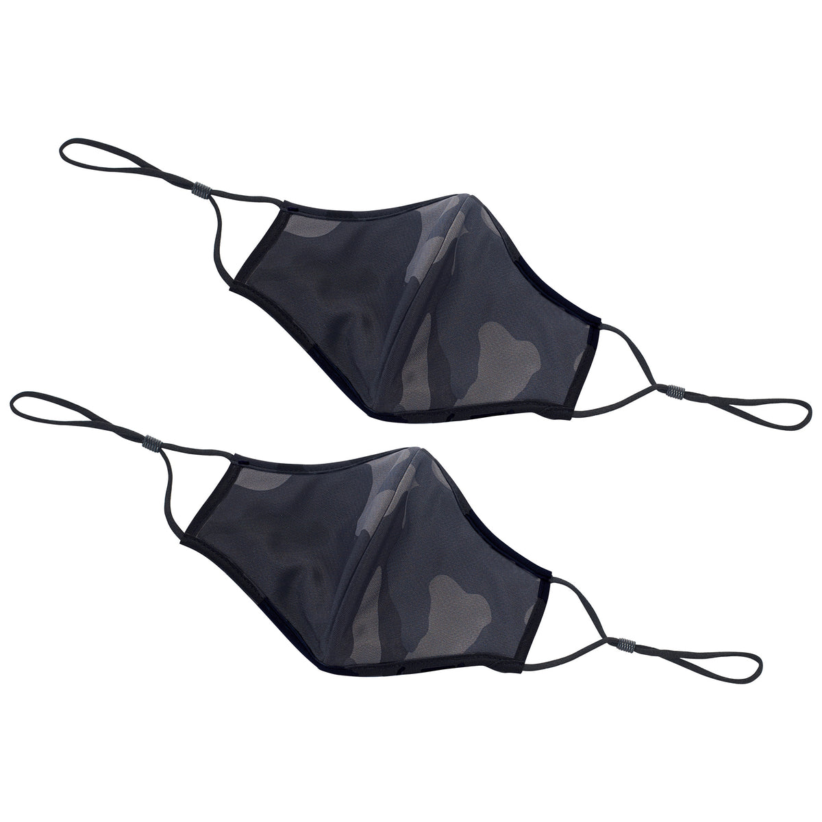 Picture of Winco MSK-3ML Reusable & Adjustable Face Mask&#44; 2-Ply Cotton & Poly Blend&#44; Camo - Medium & Large - 2 Piece