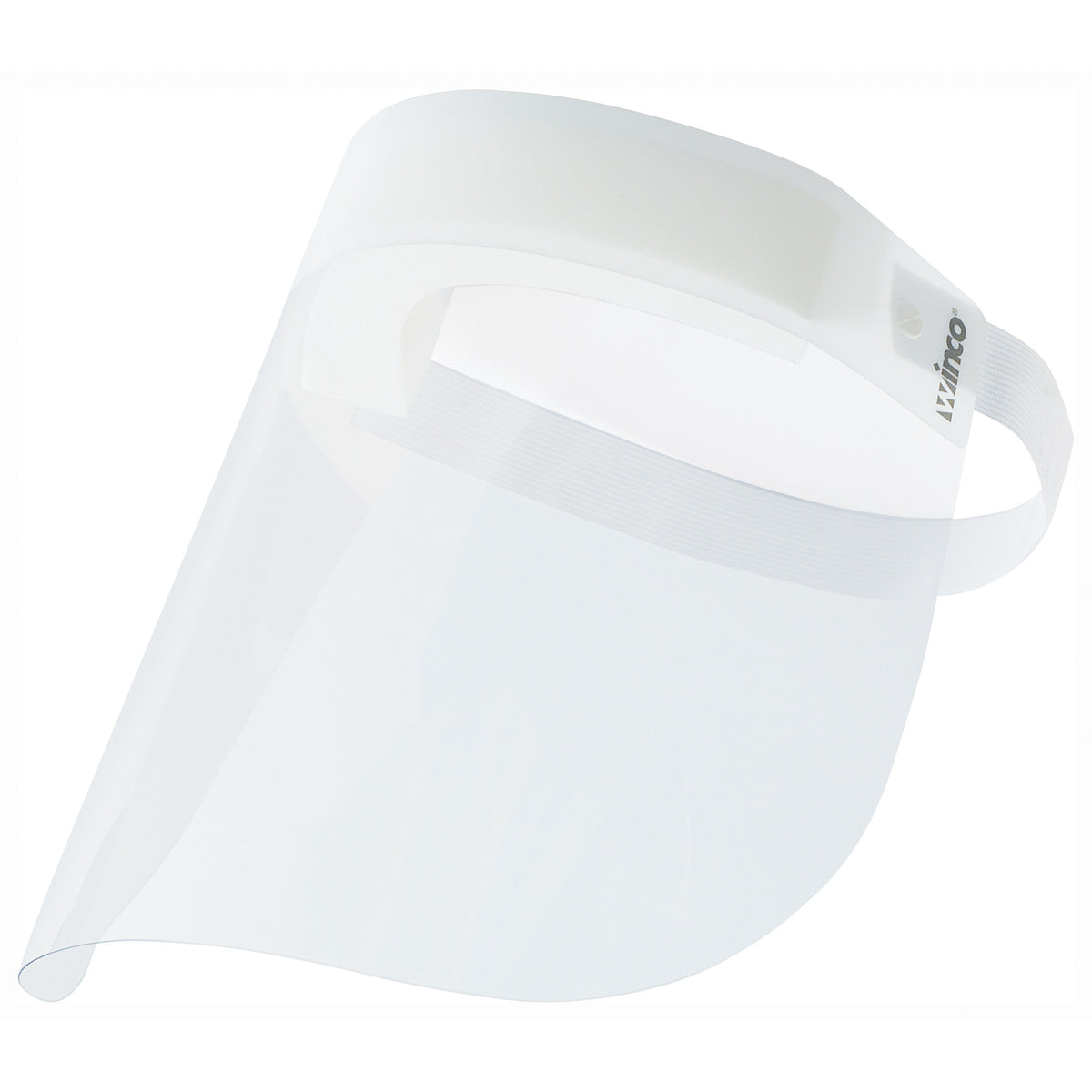 Picture of Winco PFS-1 Face Shield, 13 x 8.5 in., Anti-Splash, Anti-Fog, Elastic Headband, Plastic