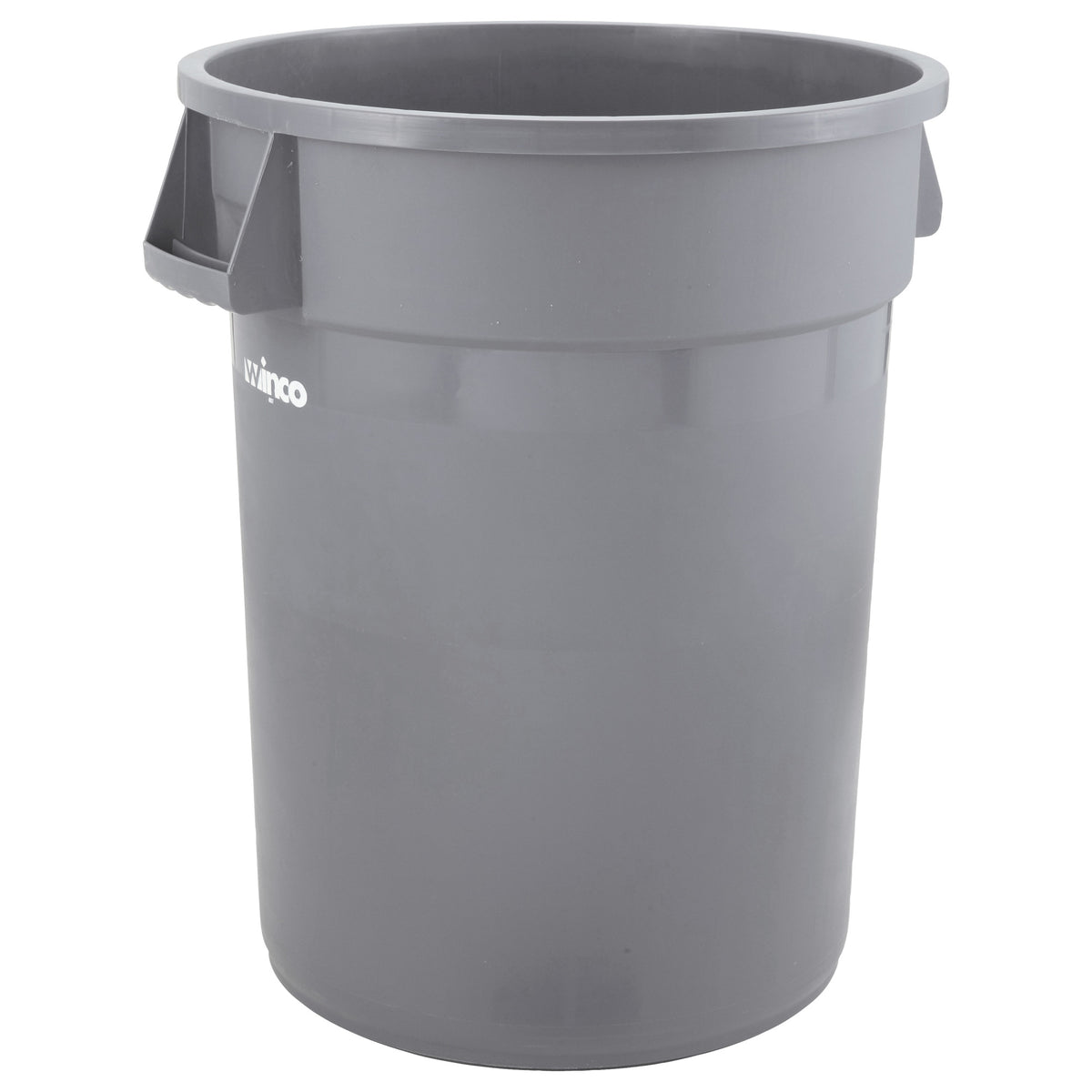 Picture of Winco PTC-10G Heavy-Duty Round Trash Can - Gray, 10 gal