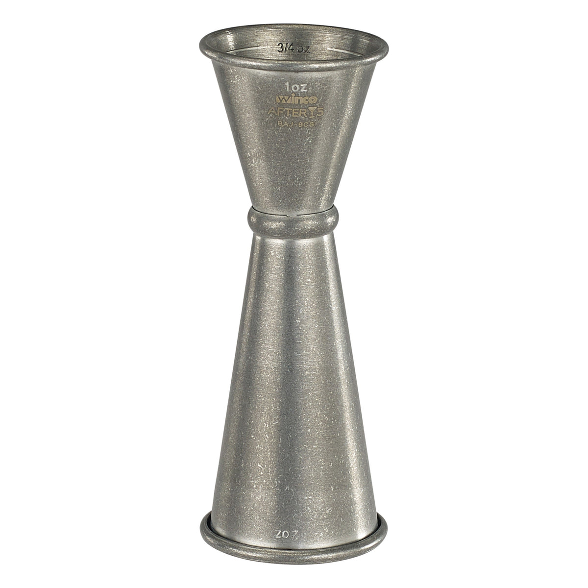 Picture of Winco BAJ-9CS After 5 Jigger, Crafted Steel - 1 x 2 oz - 18-8 Stainless Steel