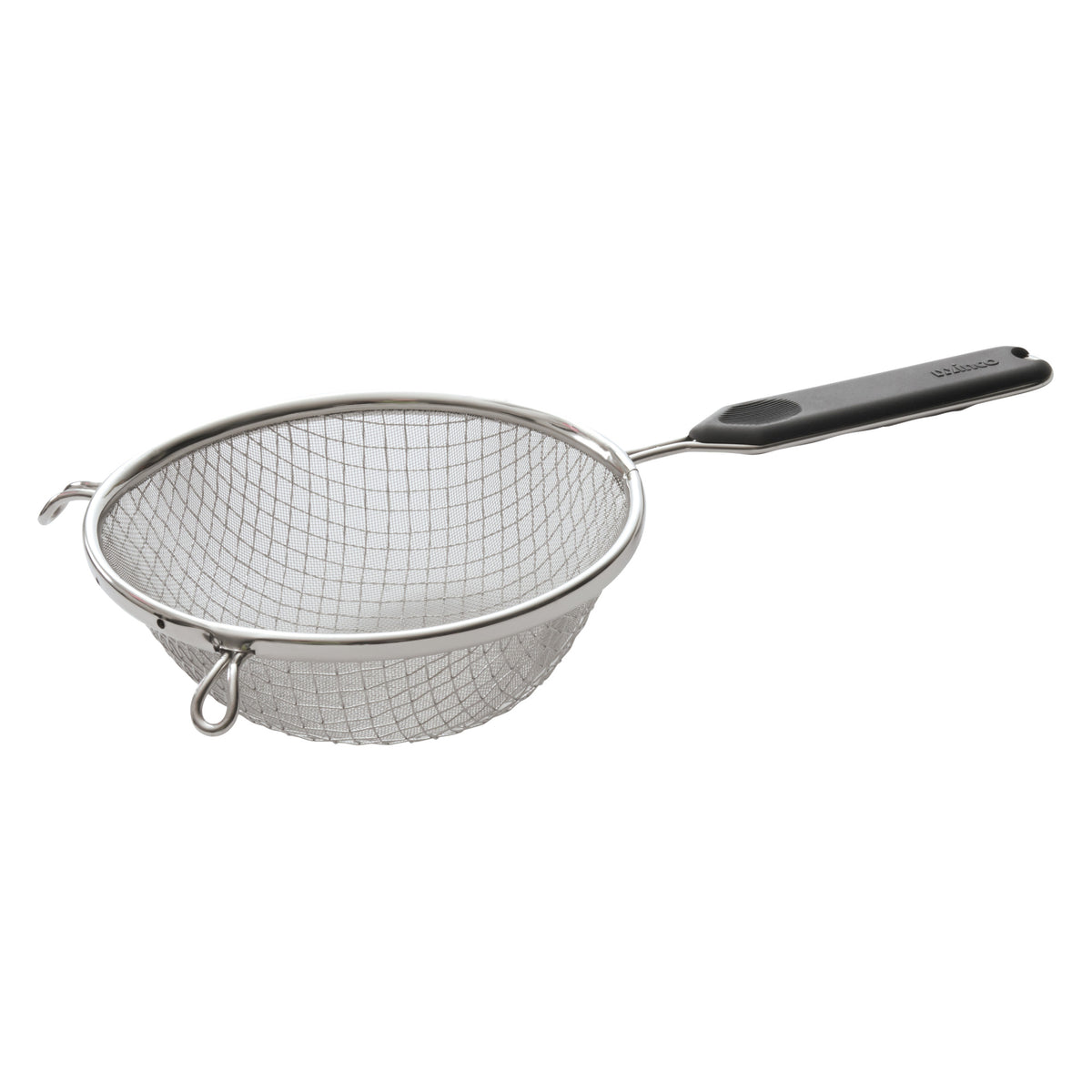 Picture of Winco MSTP-6DF 6.25 in. Double Fine Mesh Strainer with Plastic Handle - Stainless Steel