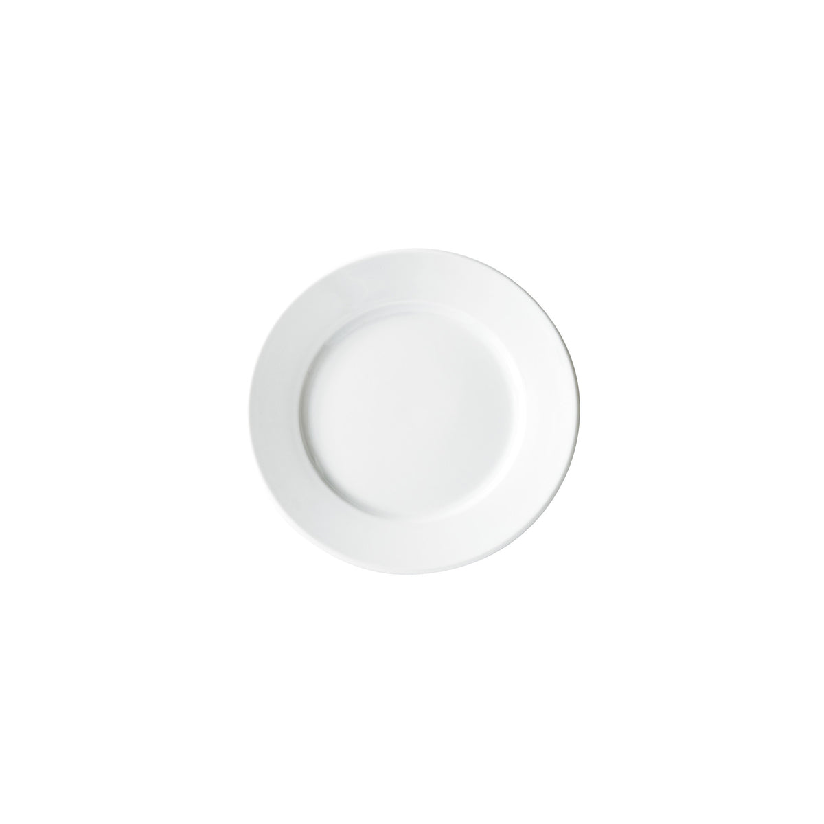 Picture of Winco BPR-625RE Birkhall Plate with Rolled Edge, 6.25 in. Dia. x 0.5 in., White Porcelain, 36 Piece