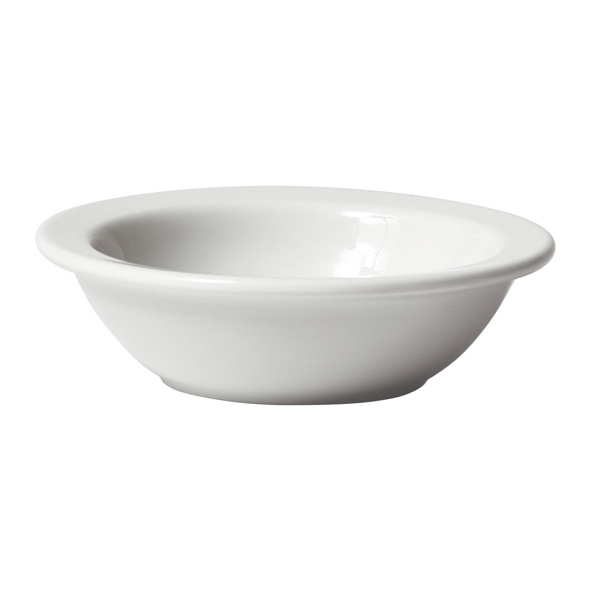 Picture of Winco BFD-5NR Birkhall Fruit Dish with Narrow Rim, 5 oz, White Porcelain, 36 Piece - 4.75 in. Dia. x 1 in. - 3 Dozen