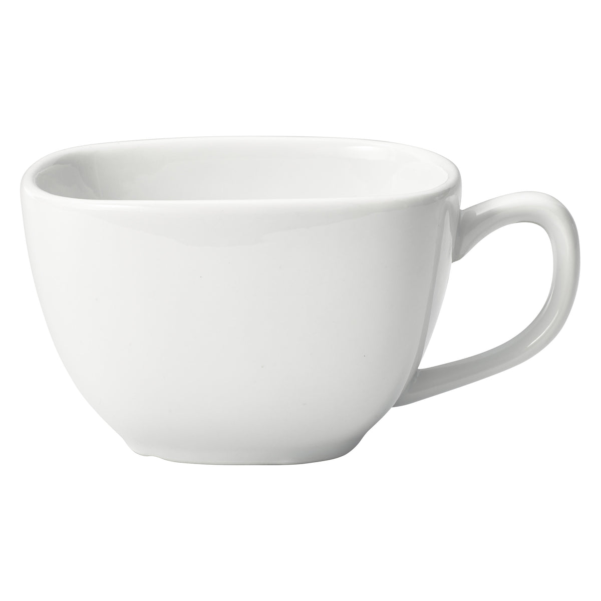 Picture of Winco RCC-8 Royal Square Coffee Cup, 8 oz, White Porcelain, 3.75 x 3.75 x 2.5 in. - 36 Piece