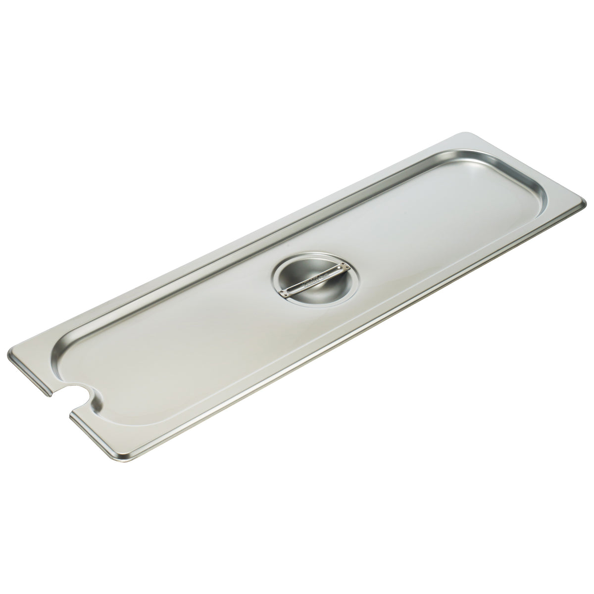 Picture of Winco SPJL-HCN Stainless Steel Half Long Cover for SPJL-2HL-4HL-6HL, Notched