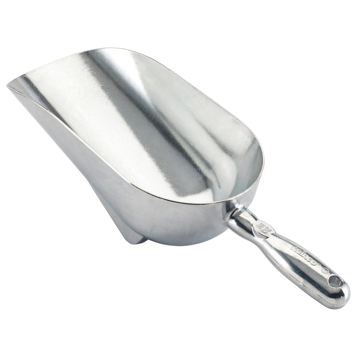 Picture of Winco AS-58 Aluminum Scoop - 58 oz