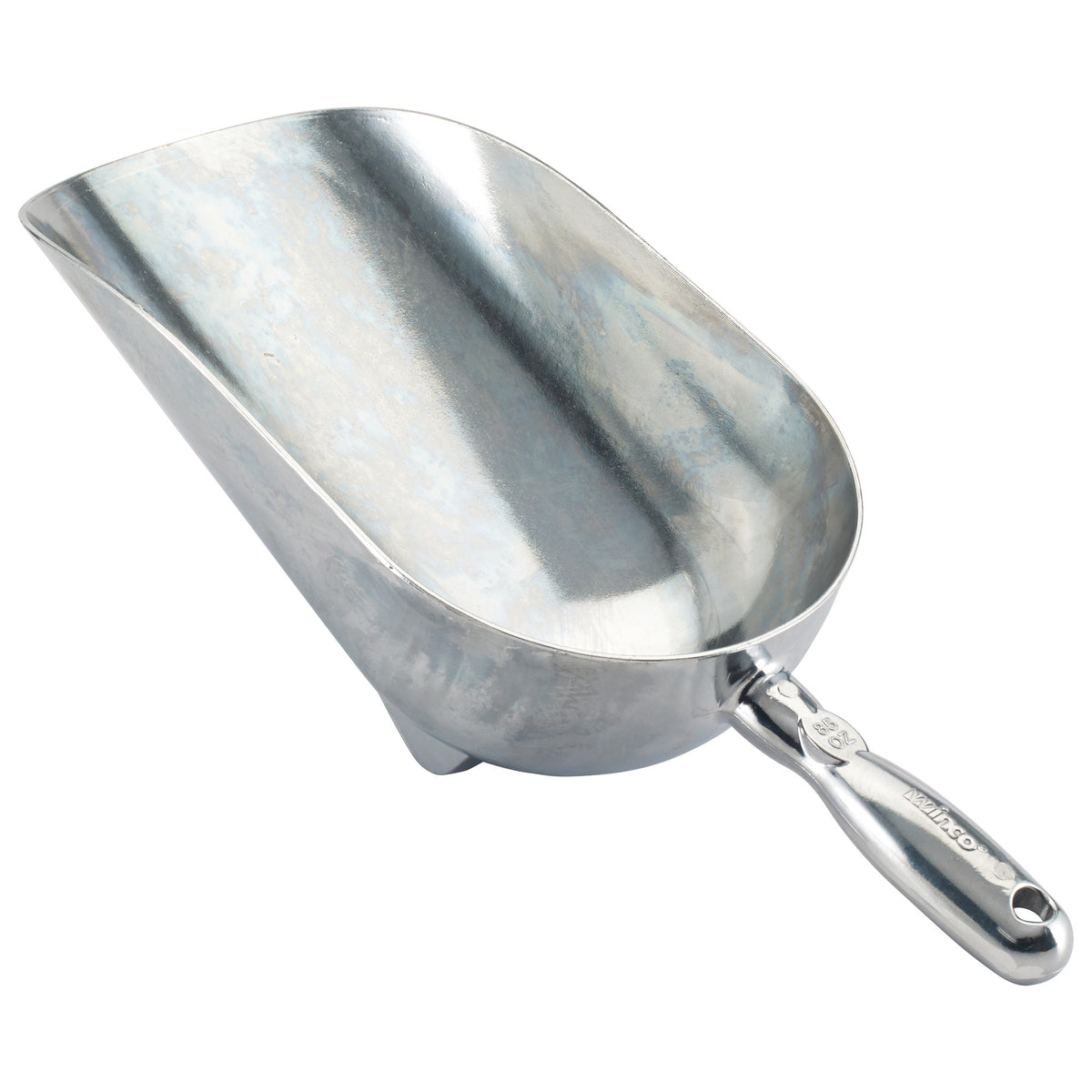 Picture of Winco AS-85 Aluminum Scoop - 85 oz