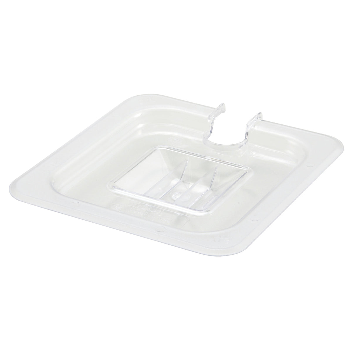 Picture of Winco SP7600C Polycarbonate Food Pan Slotted Cover for SP7602-7604-7606