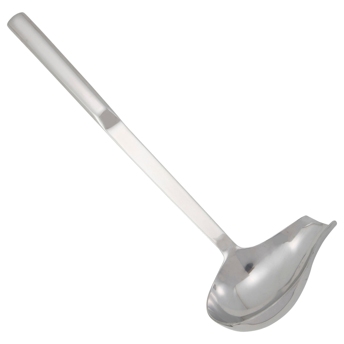 Picture of Winco BW-SP2 2 oz Spout Ladle, Hollow Handle, Stainless Steel