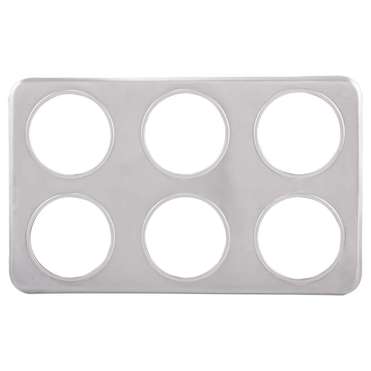 Picture of Winco ADP-444 Adaptor Plate, Six 4.75 in. Holes, Stainless Steel