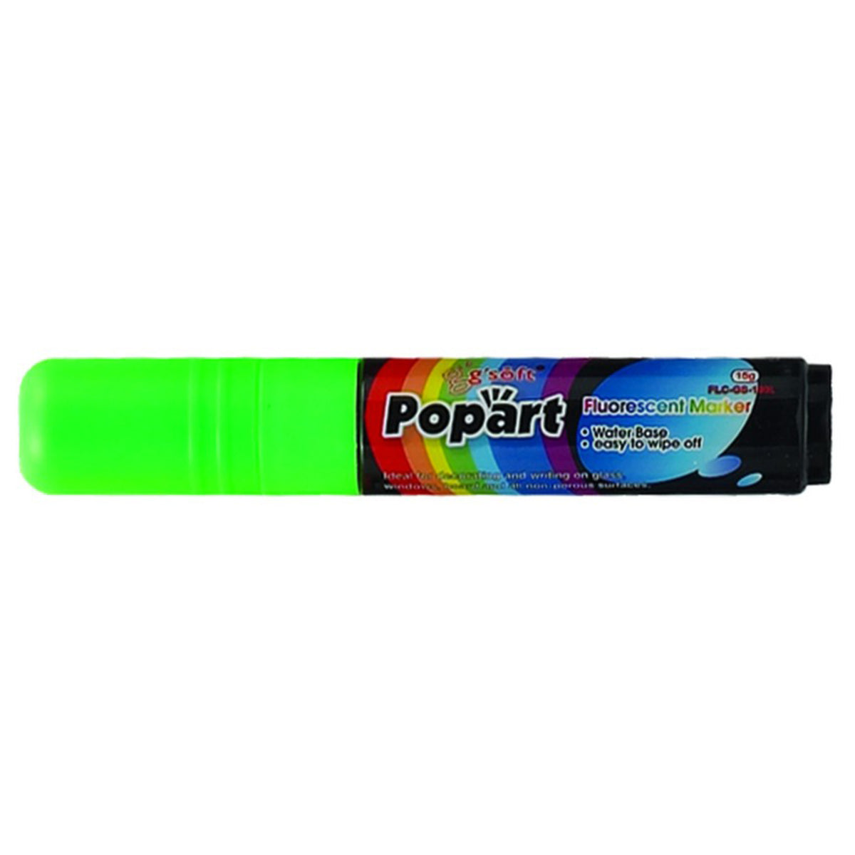 Picture of Winco MBPM-G Chisel Tip Marker, Deluxe Plus - Neon Green