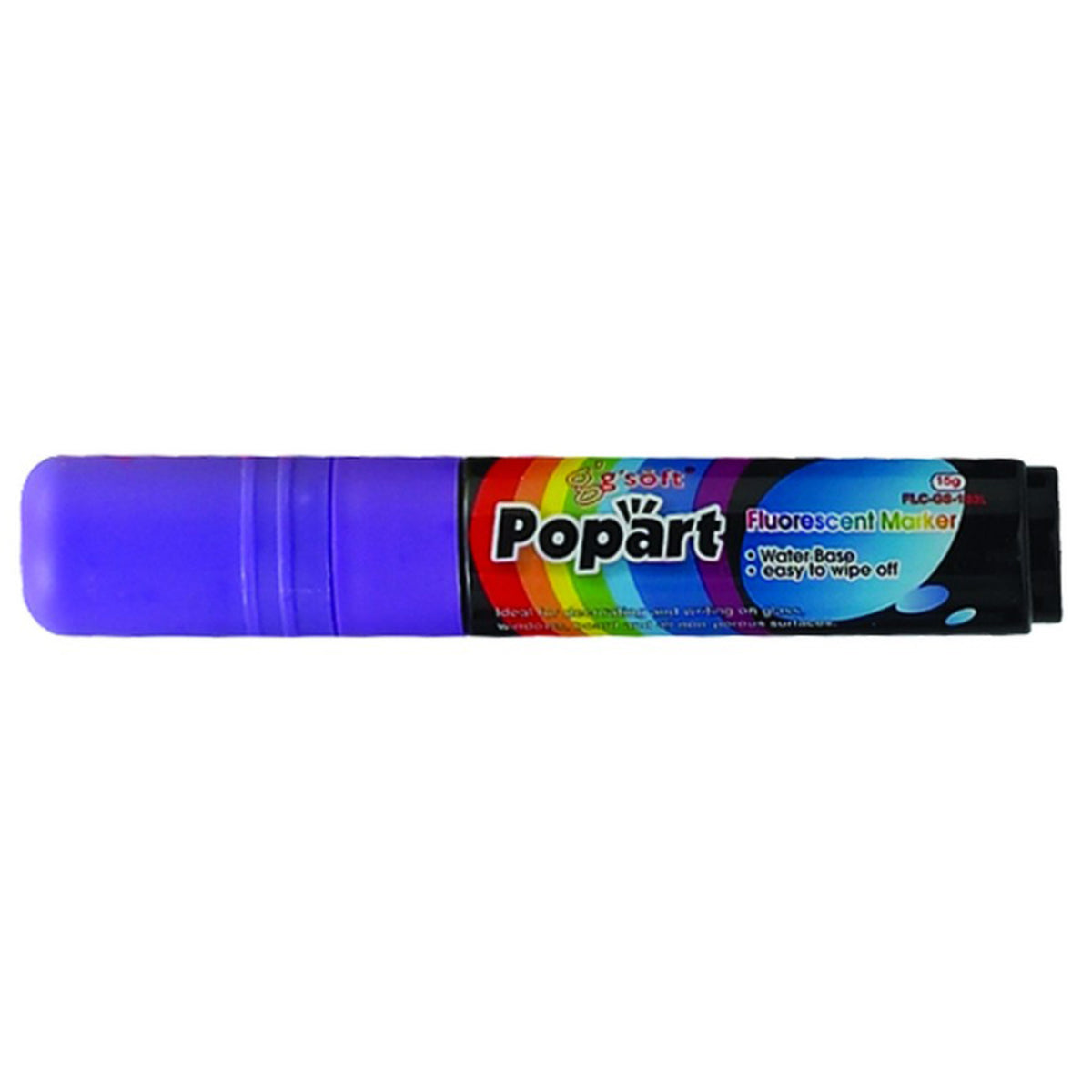 Picture of Winco MBPM-U Chisel Tip Marker, Deluxe Plus - Neon Purple