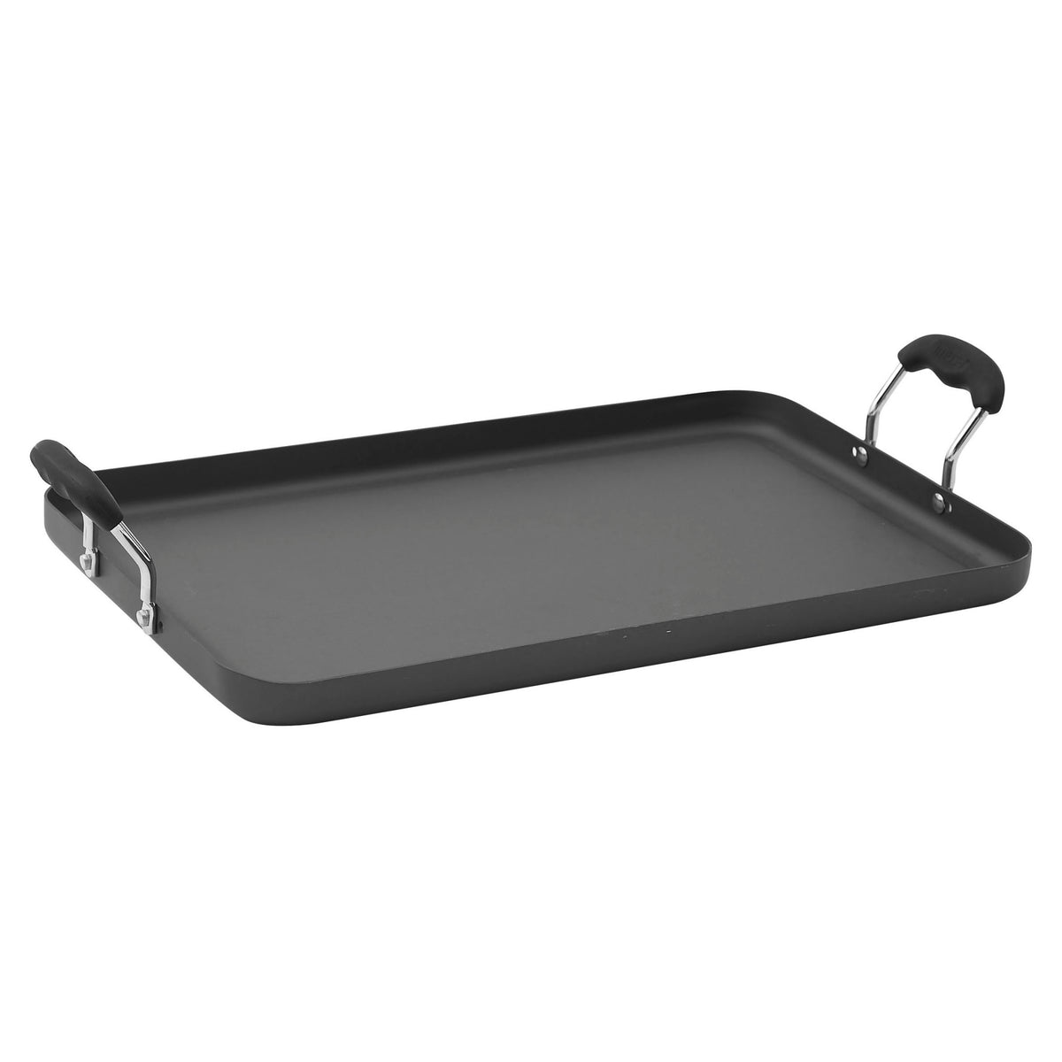 Picture of Winco HAG-2012 Deluxe Griddle with Raised Handles, 19.63 x 12.25 in.