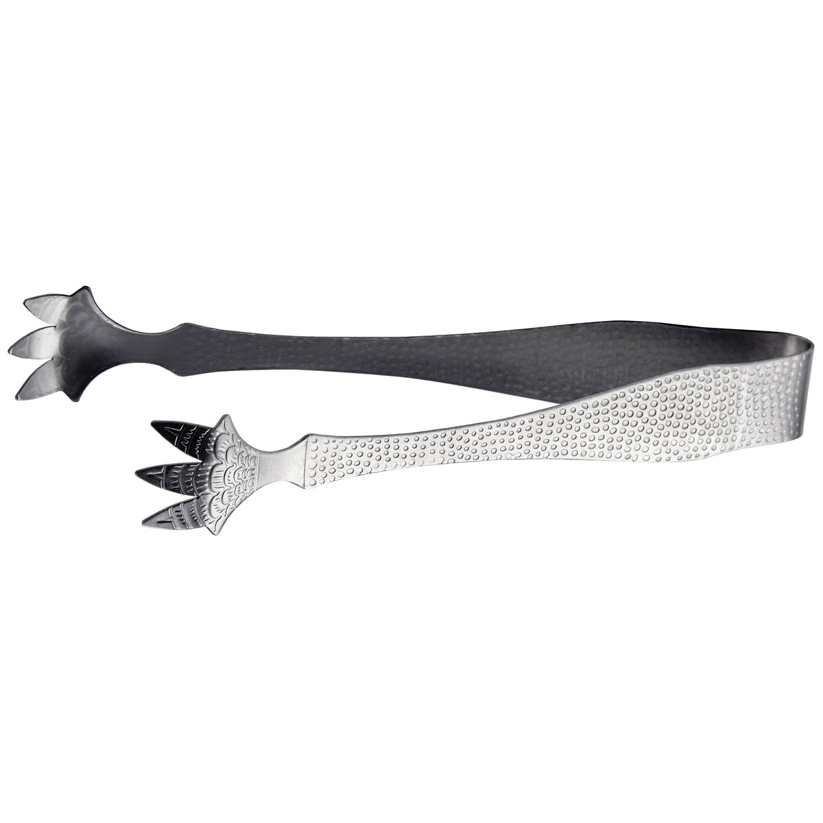 Picture of Winco ICT-7 7 in. Ice Tongs, 5 Prongs, Textured Stainless Steel