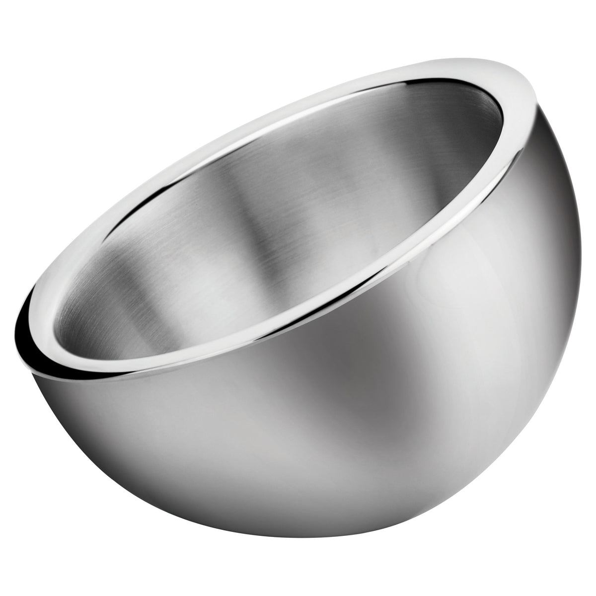 Picture of Winco DWAB-L Double-Wall Angled Display Bowl, Stainless Steel - 2.25 qt.