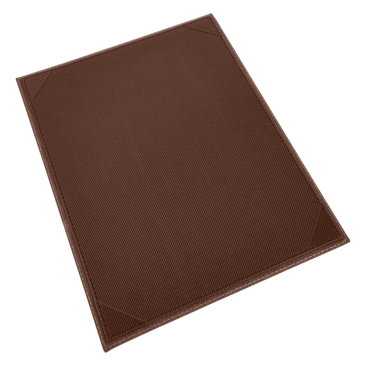 Picture of Winco LMS-811BN Single-View Menu Cover - Brown, 8.5 x 11 in.