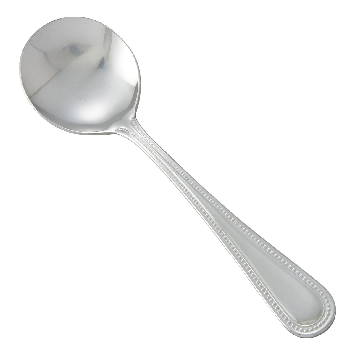 Picture of Winco 0005-04 Dots Bouillon Spoon, 18-0 Heavyweight