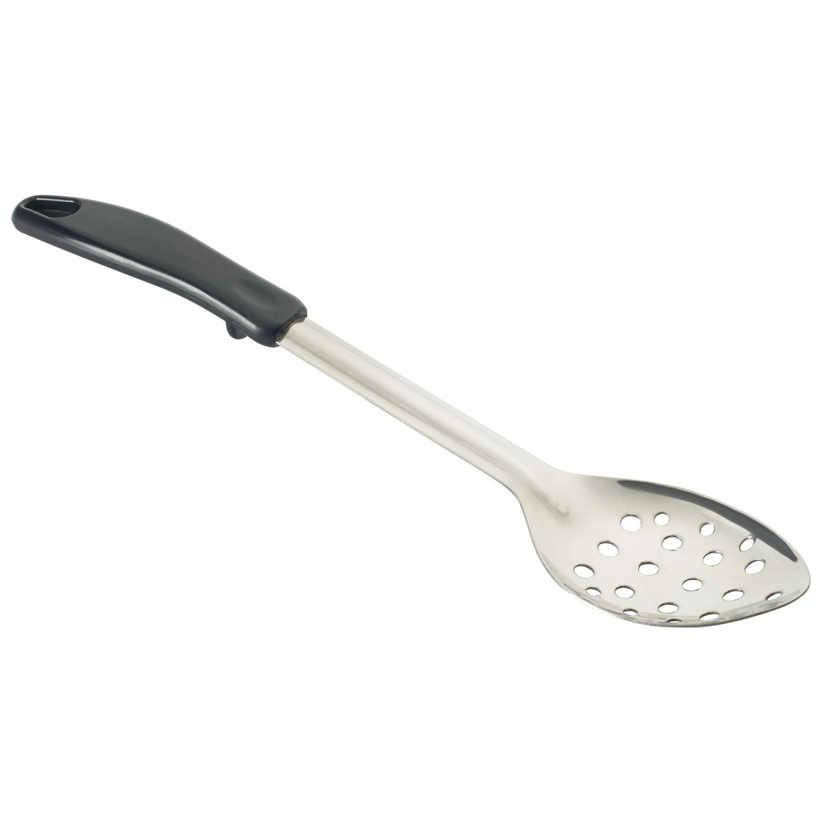 Picture of Winco BHPP-13 Basting Spoon with Stop-Hook Polypropylene Handle - Perforated, 13 in.