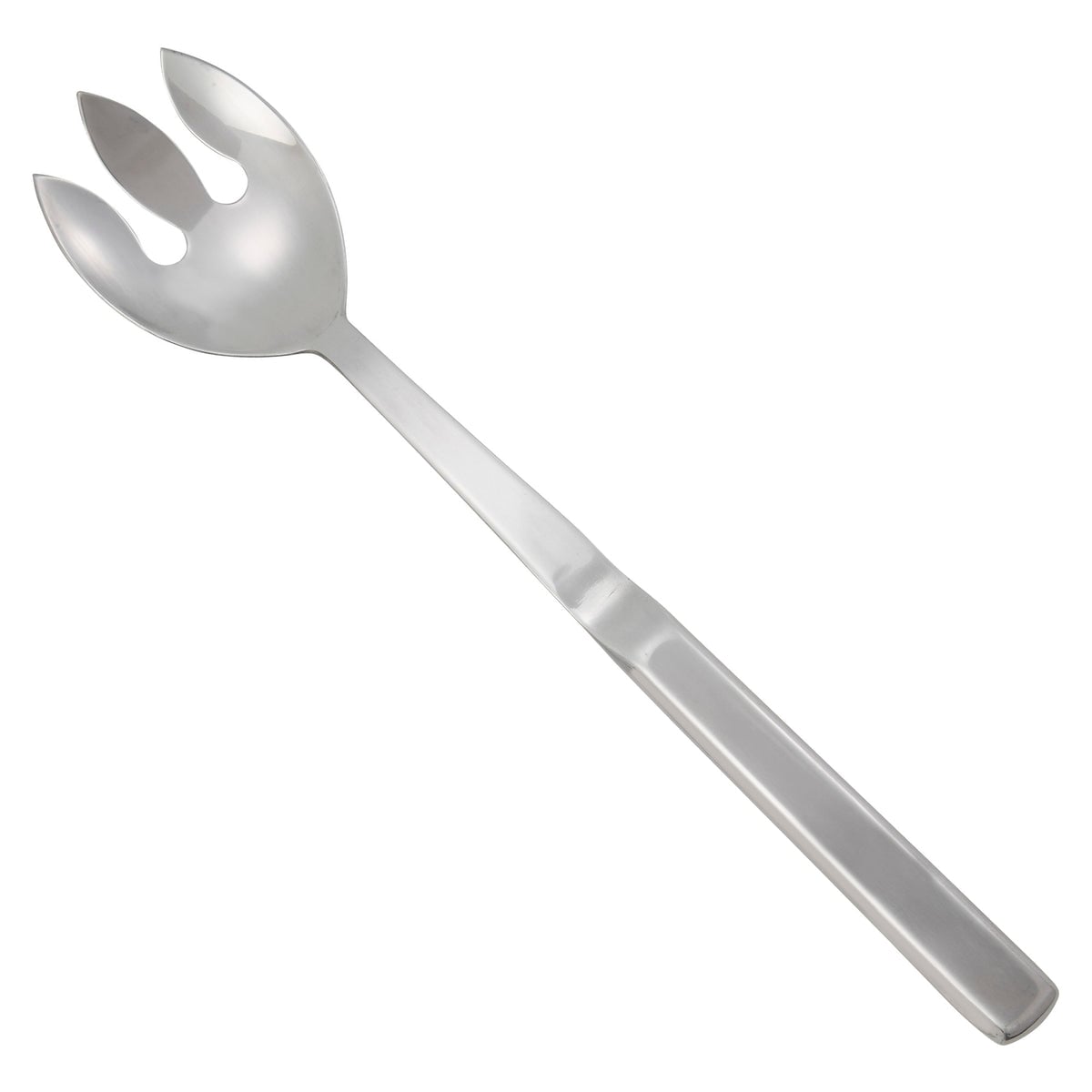 Picture of Winco BW-NS3 11.75 in. Notched Spoon, Hollow Handle, Stainless Steel