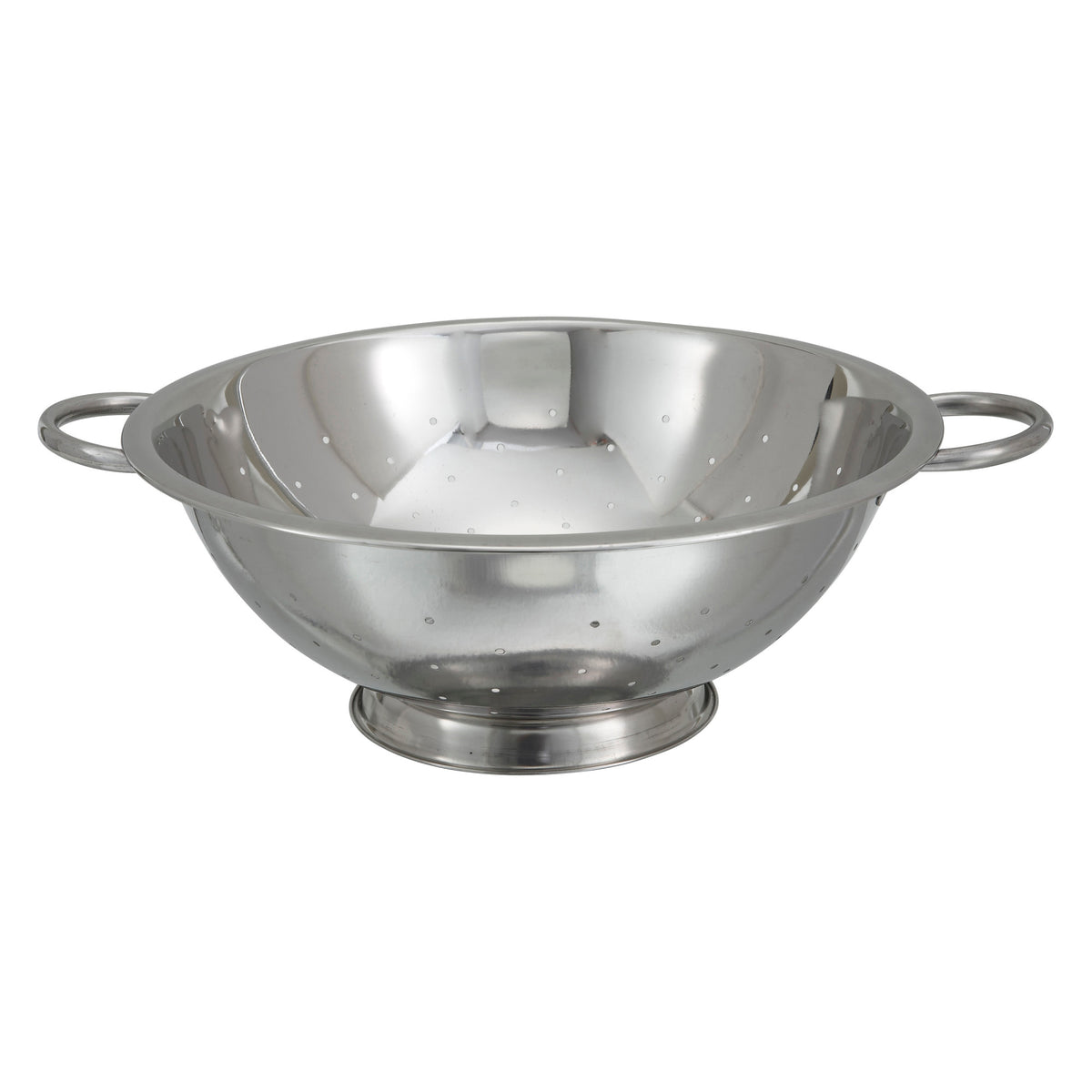 Picture of Winco COD-8 Stainless Steel Colander - 8 qt. - 14 in. Bowl