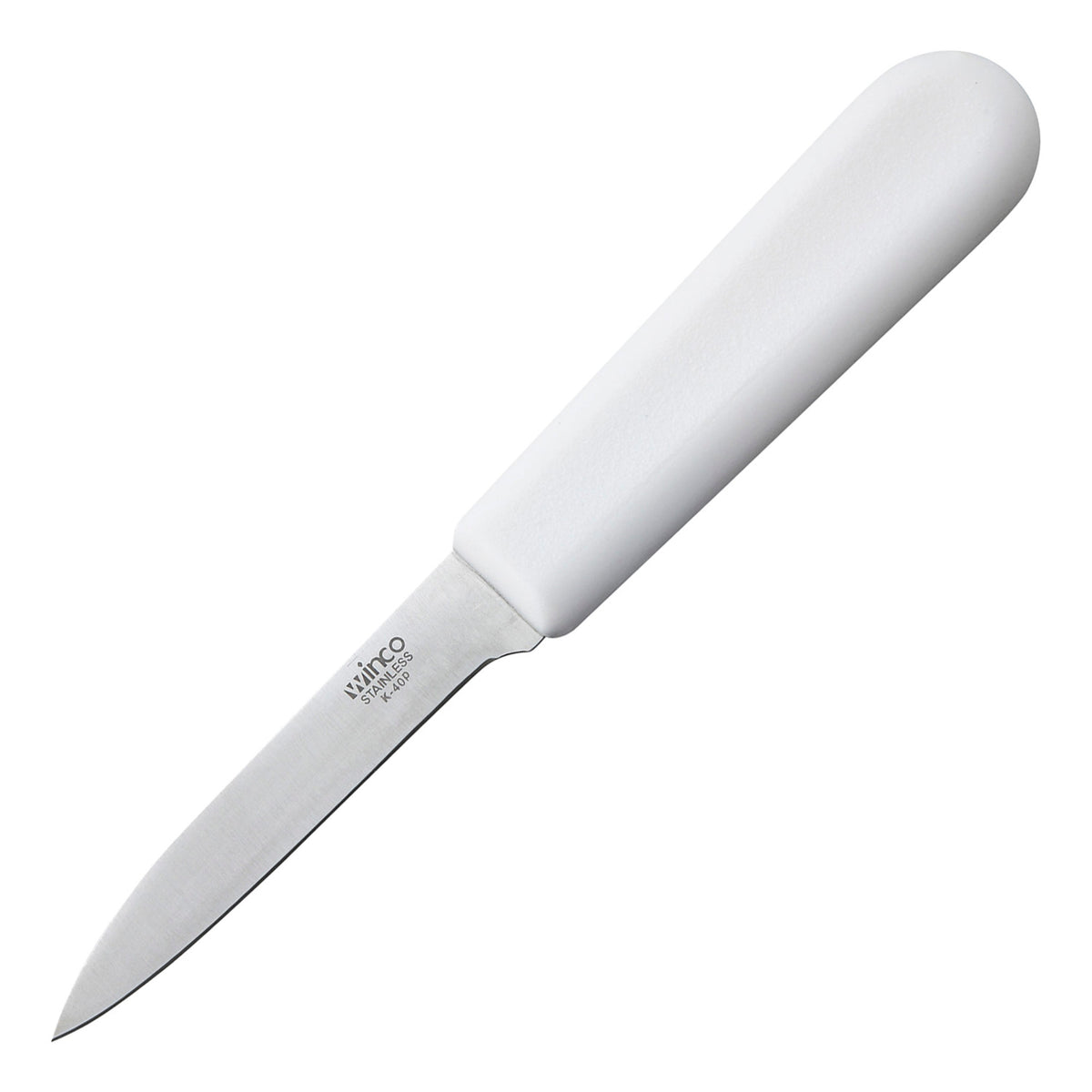 Picture of Winco K-40P Paring Knife, White Polypropylene Handle