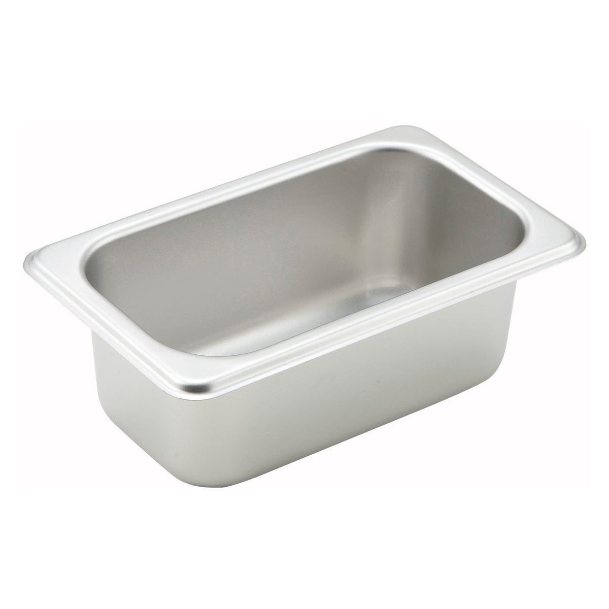 Picture of Winco SPN2 Straight-Sided Steam Pan, 25 Gauge - Stainless Steel - 0.11 Size - 2.5 in.
