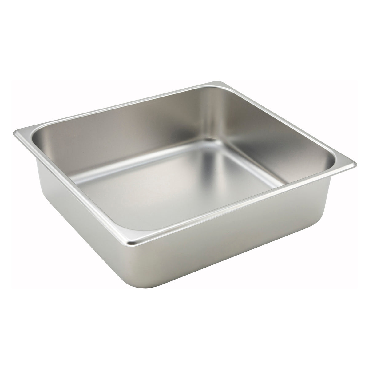 Picture of Winco SPTT4 Straight-Sided Steam Pan, 25 Gauge - Stainless Steel - 0.67 Size - 4 in.