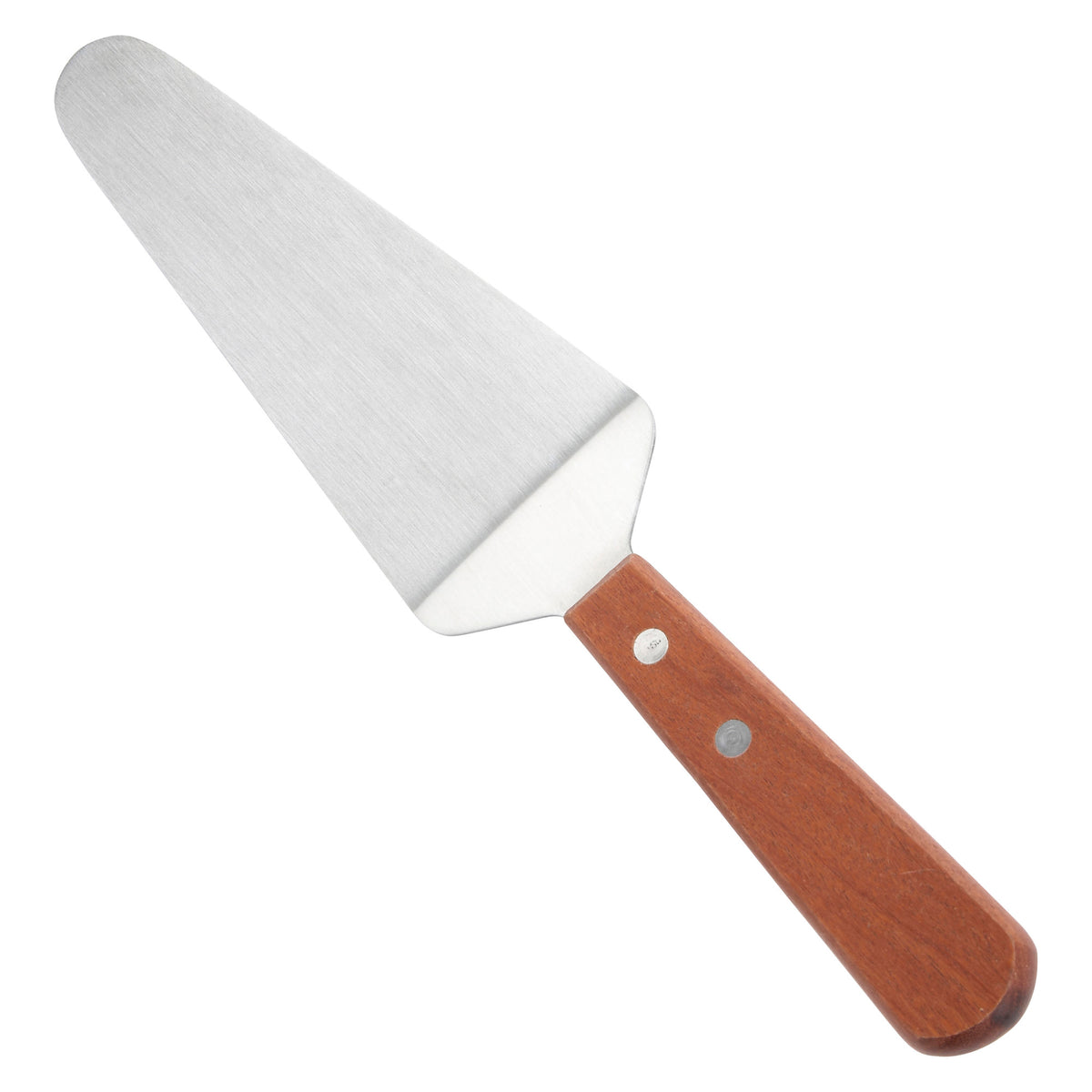 Picture of Winco TN166 Pie Server with Offset, Wooden Handle, 4.63 x 2.38 in. Blade