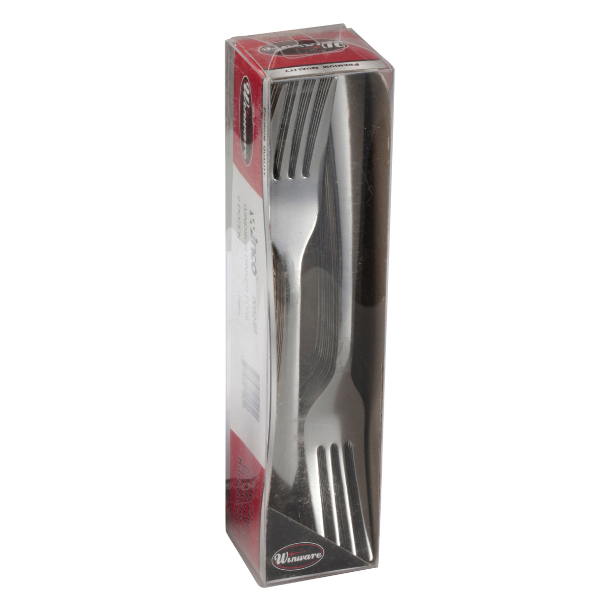 Picture of Winco 0082-05 Windsor Dinner Fork, 2 Dozen, 18-0 Medium Weight