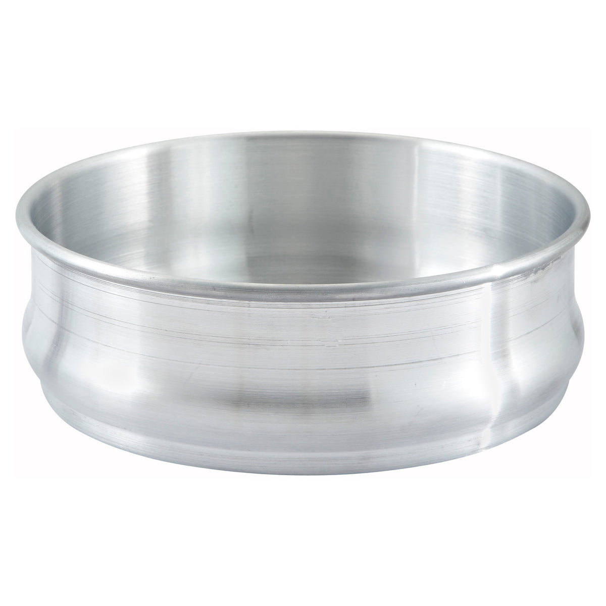 Picture of Winco ALDP-96 Stackable Dough Pan, Aluminum - 96 oz