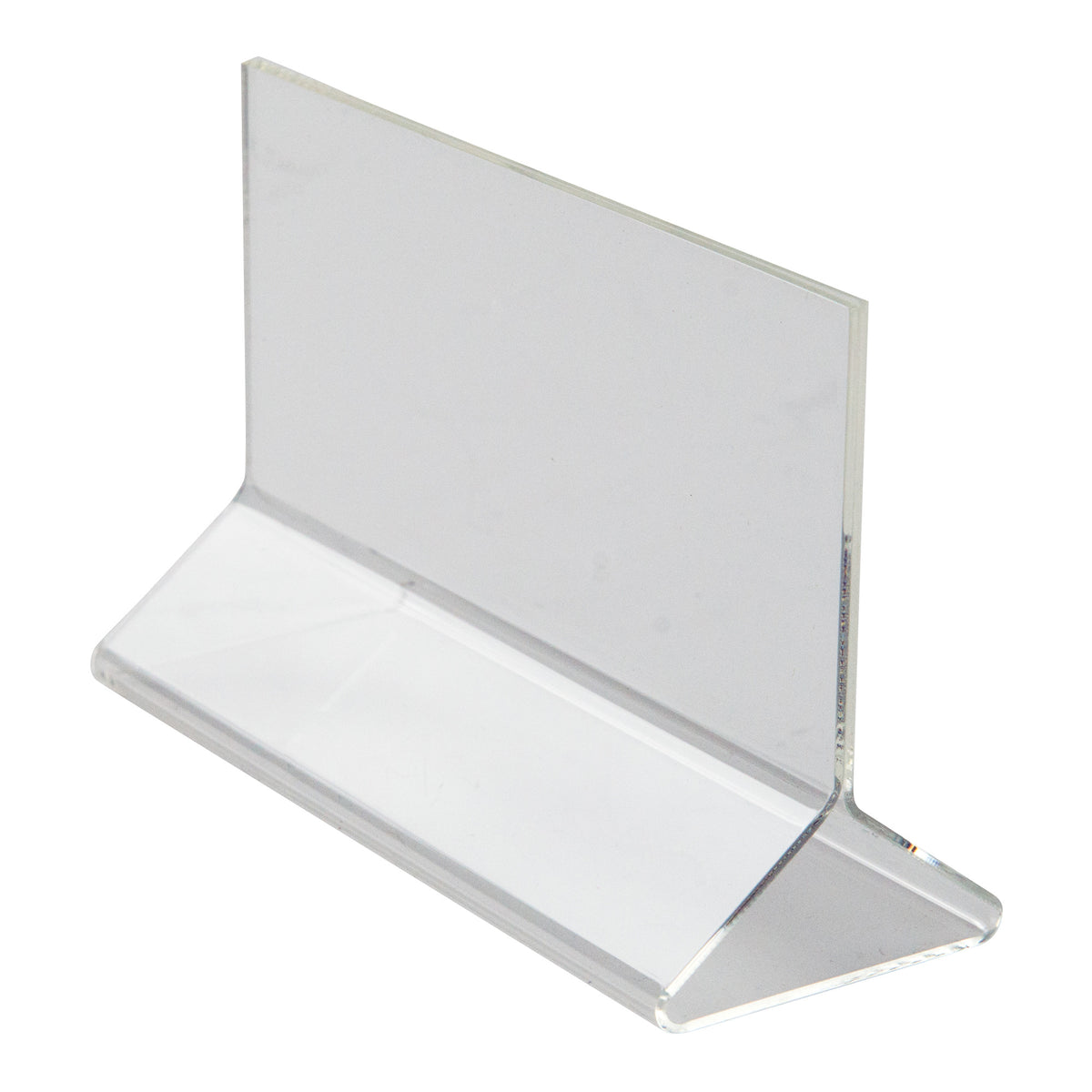 Picture of Winco ATCH-53 Double-Sided Clear Acrylic Menu Stand - 5.5 x 3.5 in.