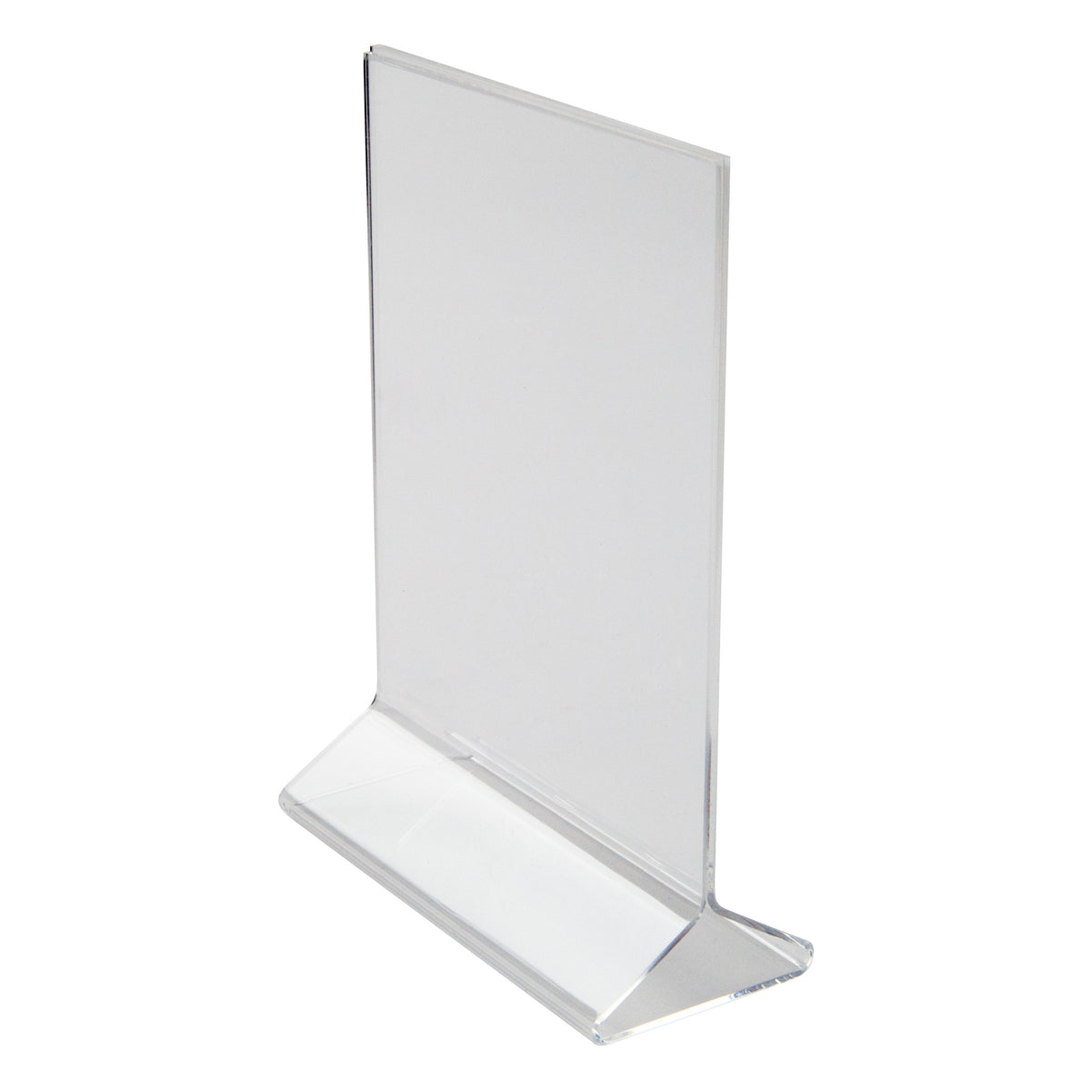 Picture of Winco ATCH-57 Double-Sided Clear Acrylic Menu Stand - 5 x 7 in.