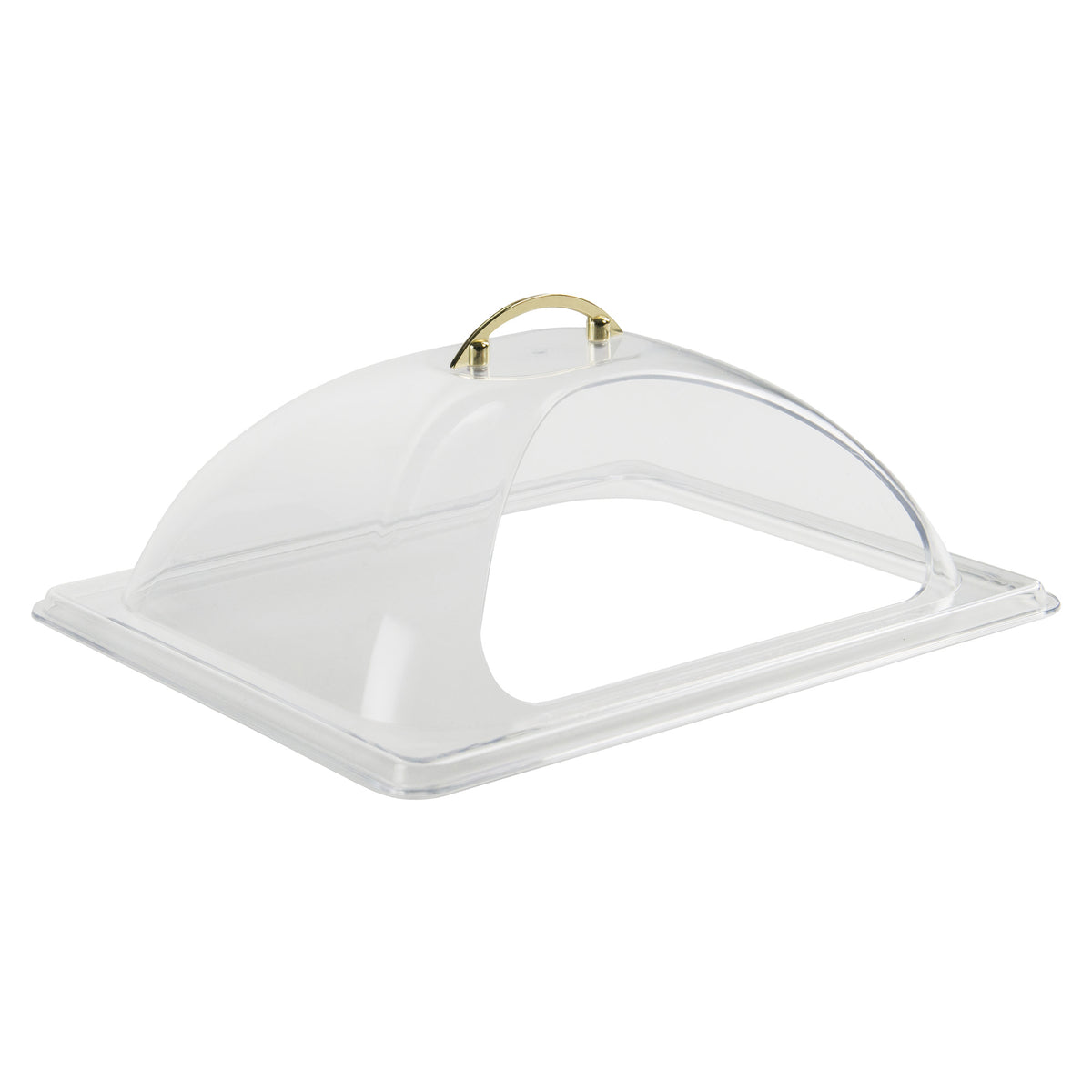 Picture of Winco C-DPF2 Dome Cover, Half-Size, Cut-Out Opening, Polycarbonate