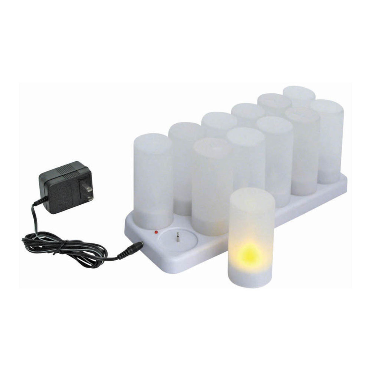 Picture of Winco CLR-12S Rechargeable Votive Tealight Set, 12 Piece