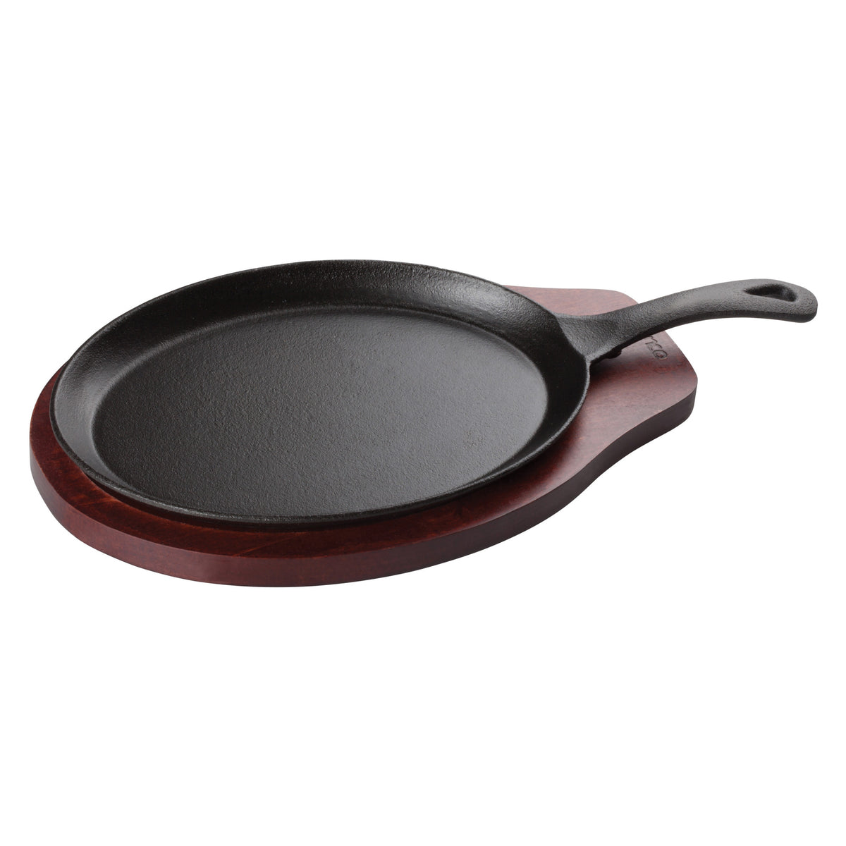 Picture of Winco FS-2 Cast Iron Fajita Server 2 Piece Set