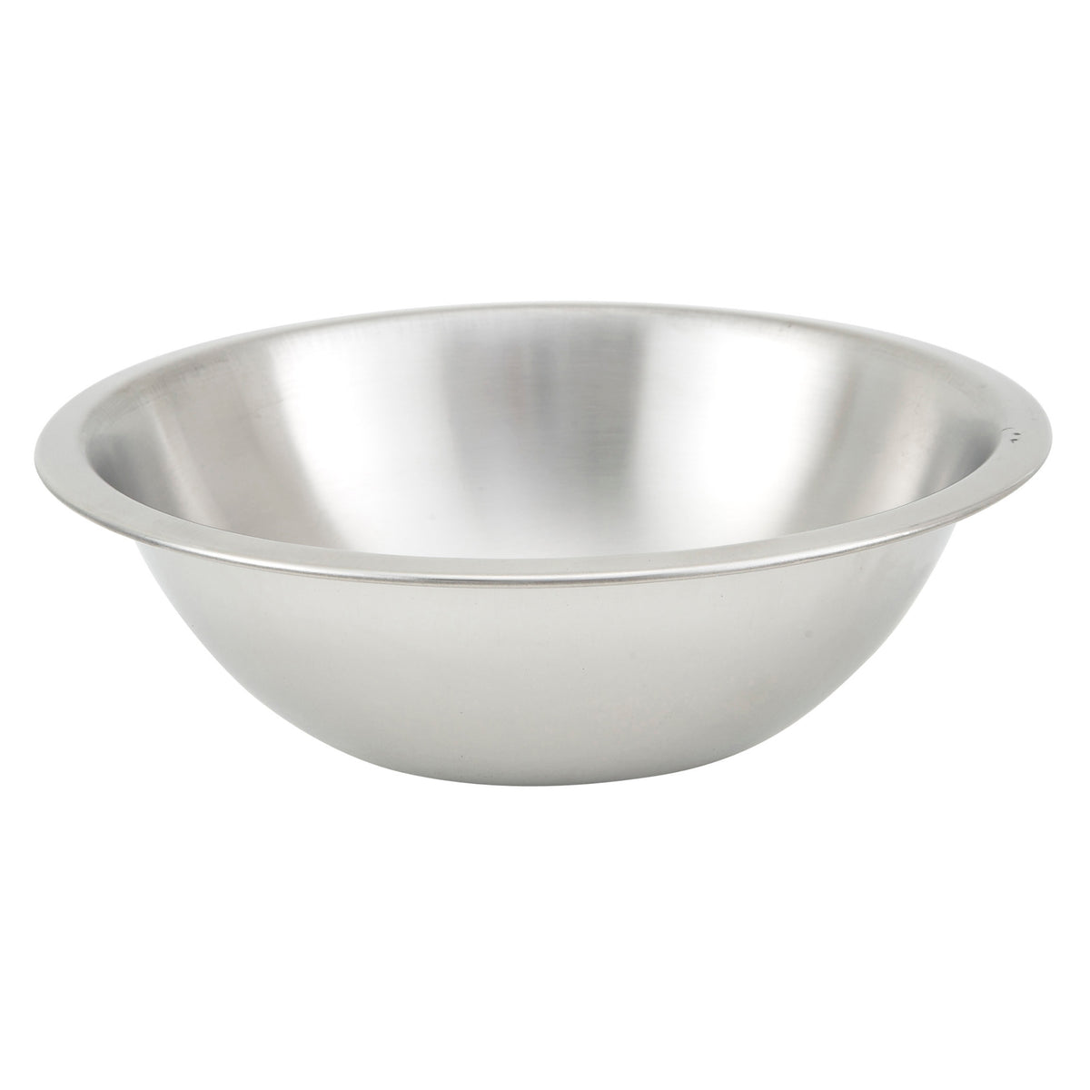 Picture of Winco MXHV-150 Mixing Bowl, Shallow, Heavy-Duty Stainless Steel, 0.65 mm - 1.5 qt.