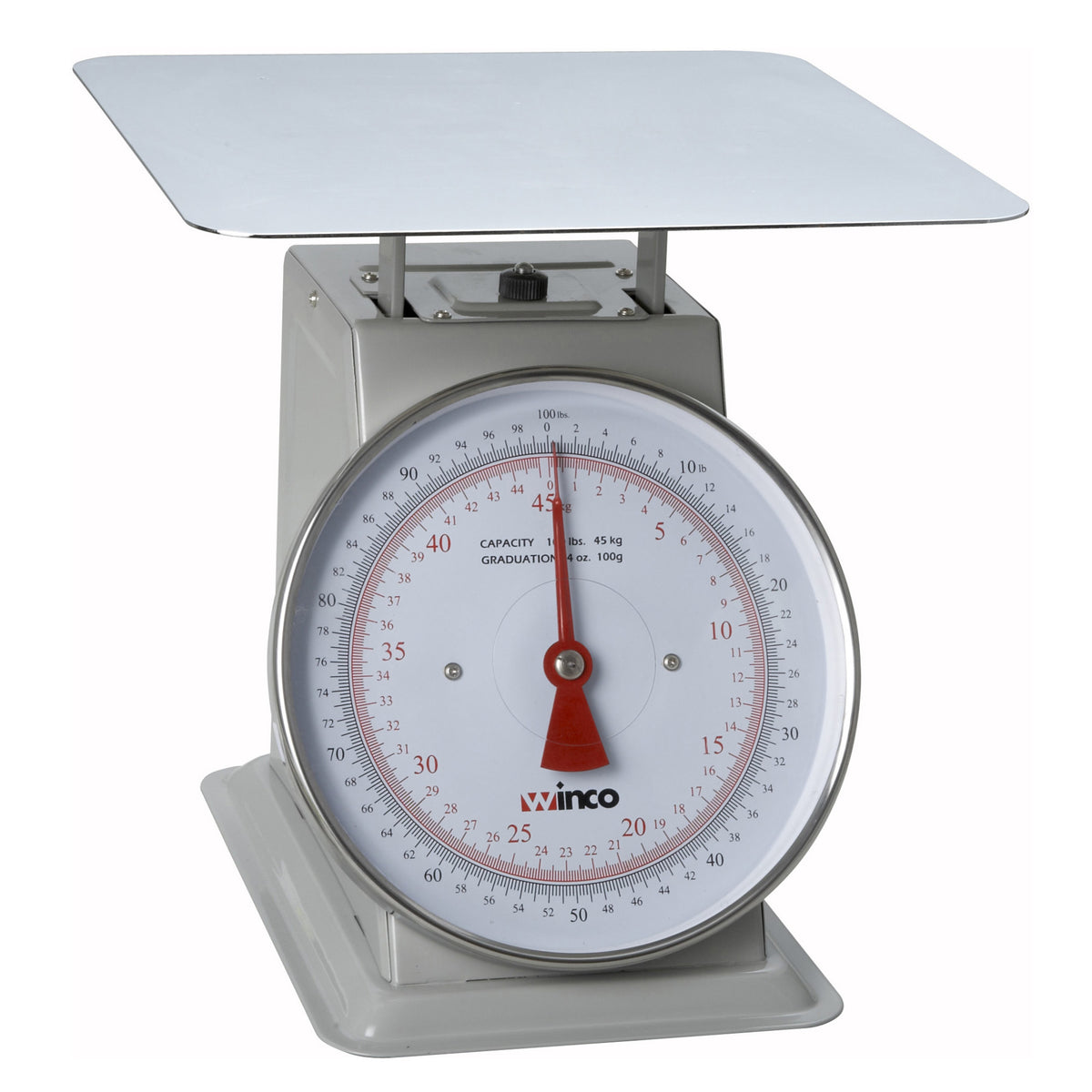 Picture of Winco SCAL-9100 Receiving Scale - 100 lbs - 9 in. Dia.