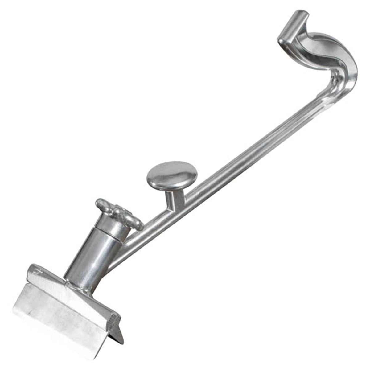 SCRP-16 16 in. Aluminum Grill Scraper with Splash Guard & Dual Handles