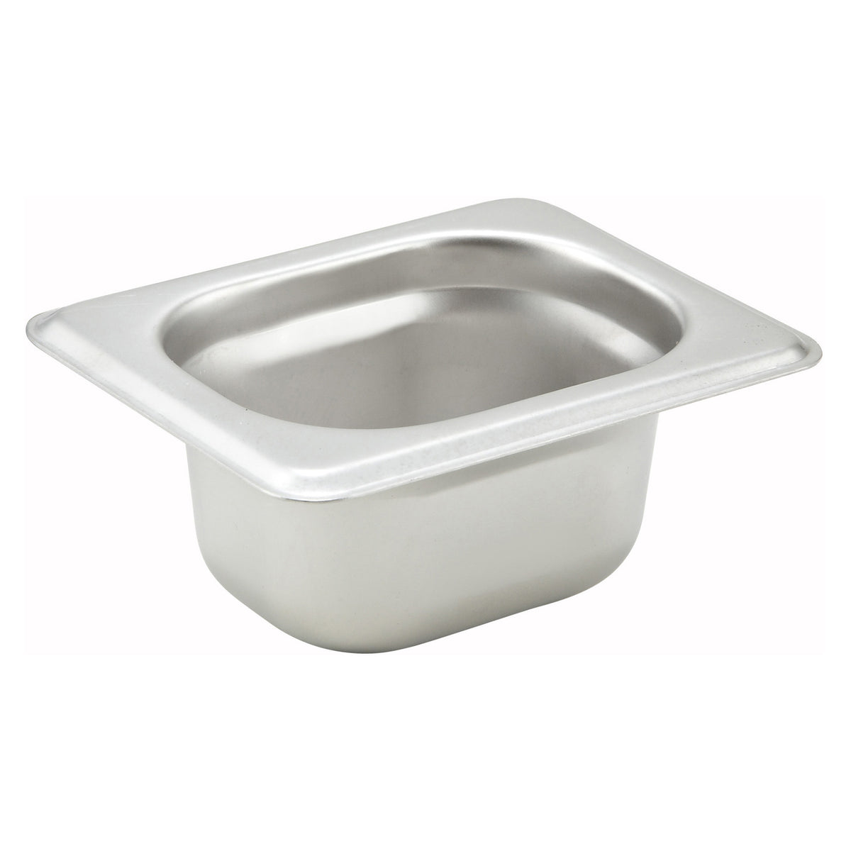 Picture of Winco SPJH-1802 1-18 Size Anti-Jamming Steam Pan, 2 in. Depth, 22 Gauge Stainless Steel