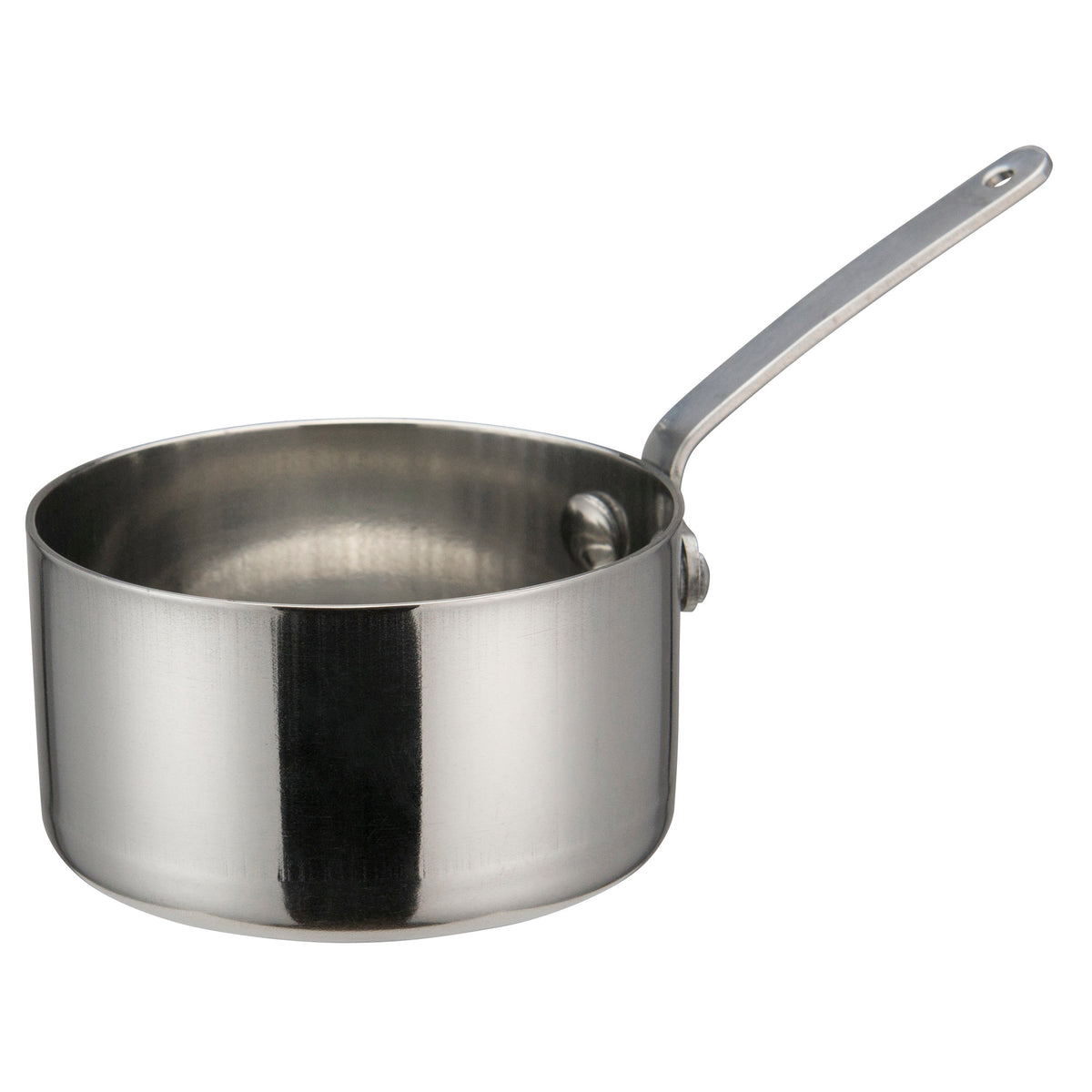 Picture of Winco DCWA-103S Mini Sauce Pan, Stainless Steel - 3.13 in. Dia. x 1.75 in.