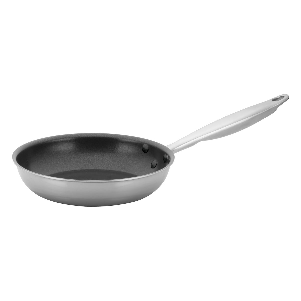 Picture of Winco TGFP-8NS Tri-Gen Tri-Ply Stainless Steel Fry Pan, Non-Stick - 8 in. Dia.