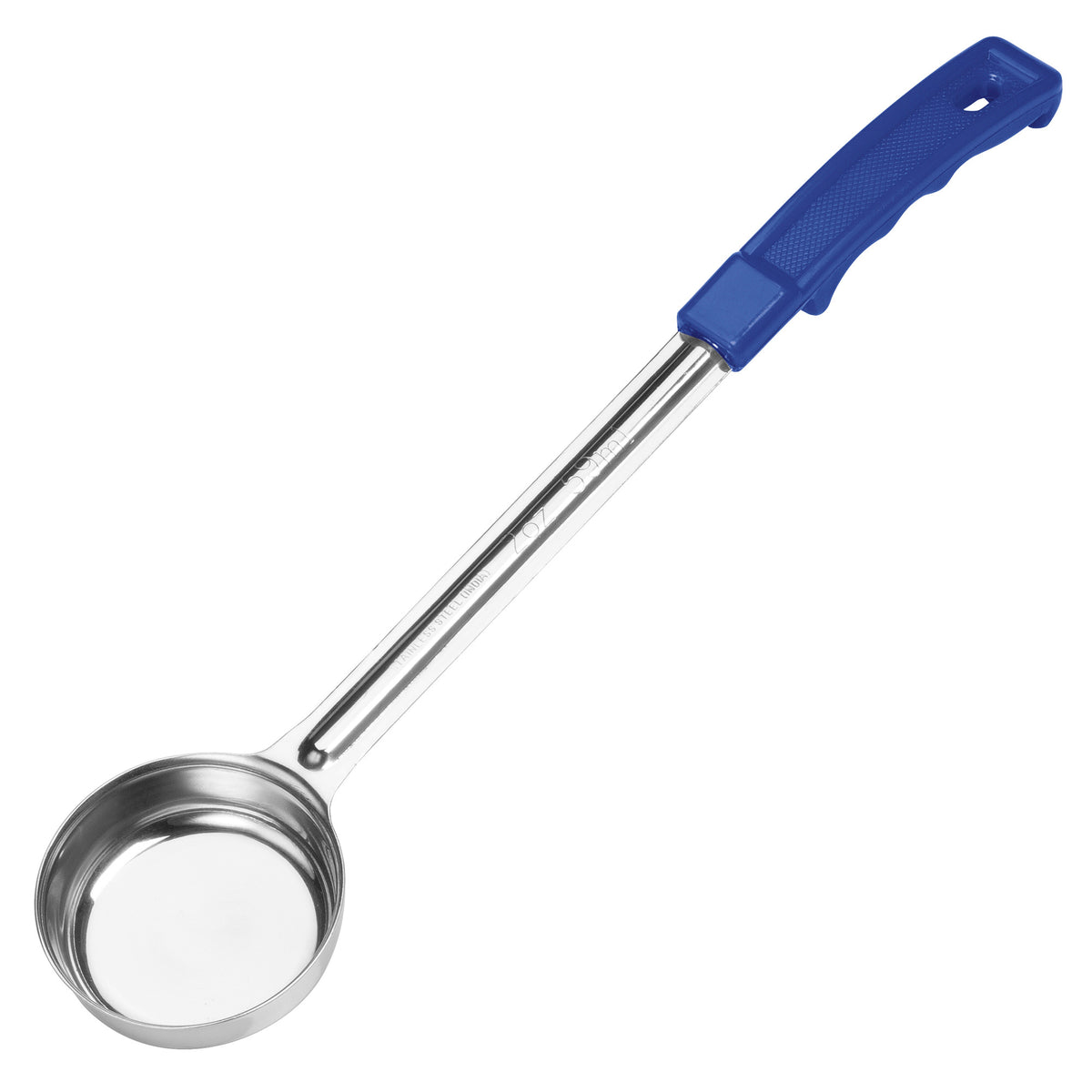Picture of Winco FPSN-2 Prime Stainless Steel Portioners - Solid, 2 oz - Blue