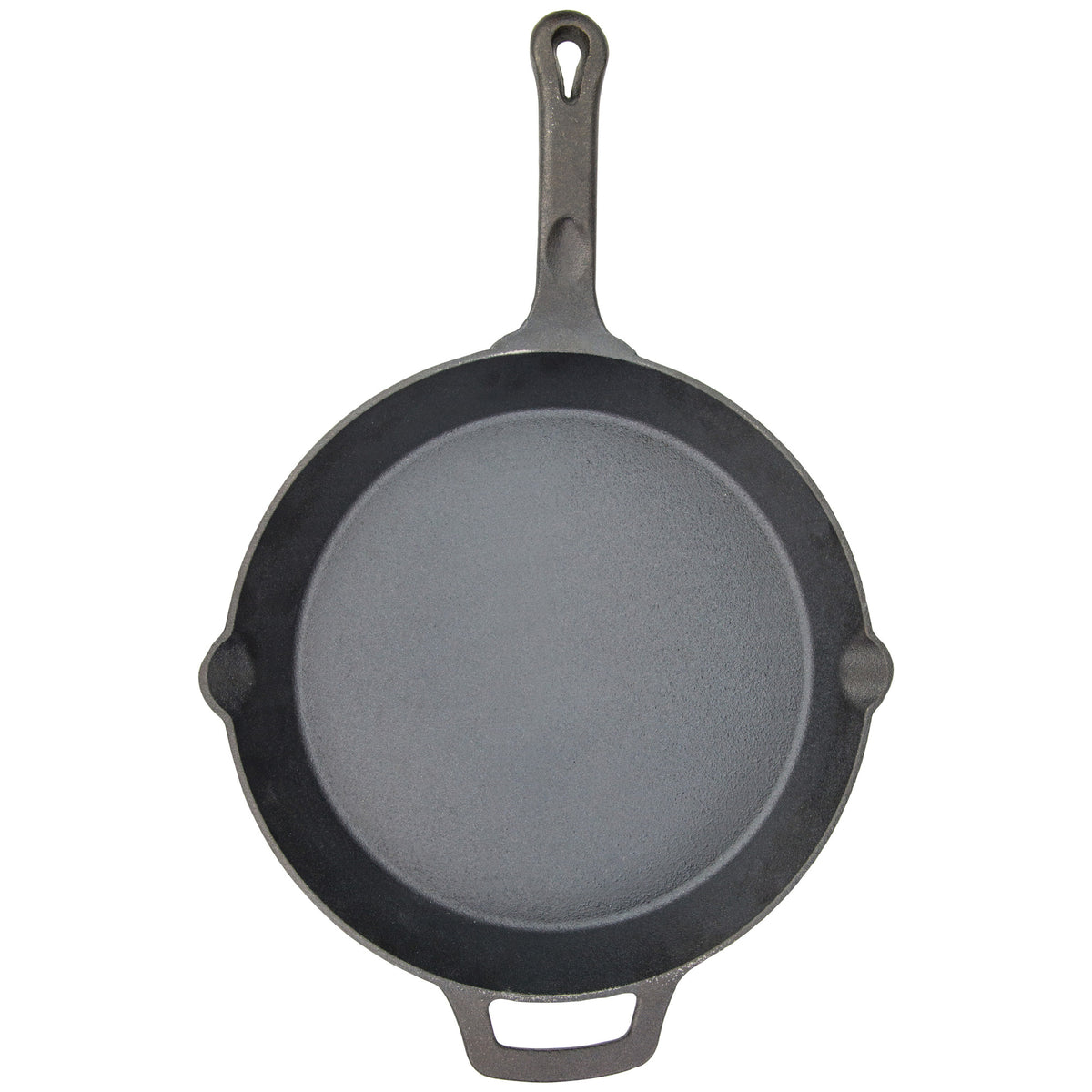 Picture of Winco CAST-12 12 in. Fireiron Cast Iron Skillet with Helper Handle
